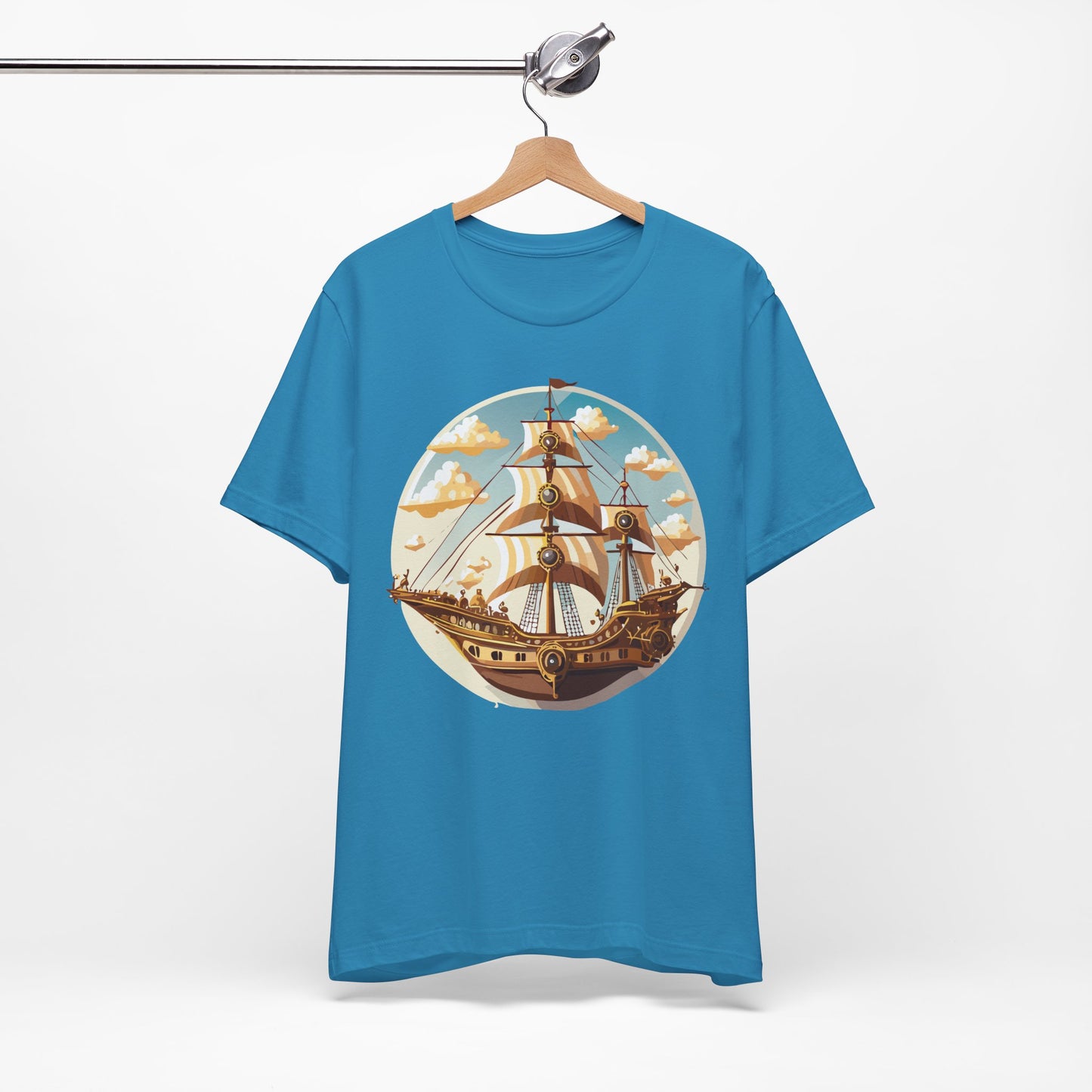 Ship Tee Shirt, Tee Shirt with Ship