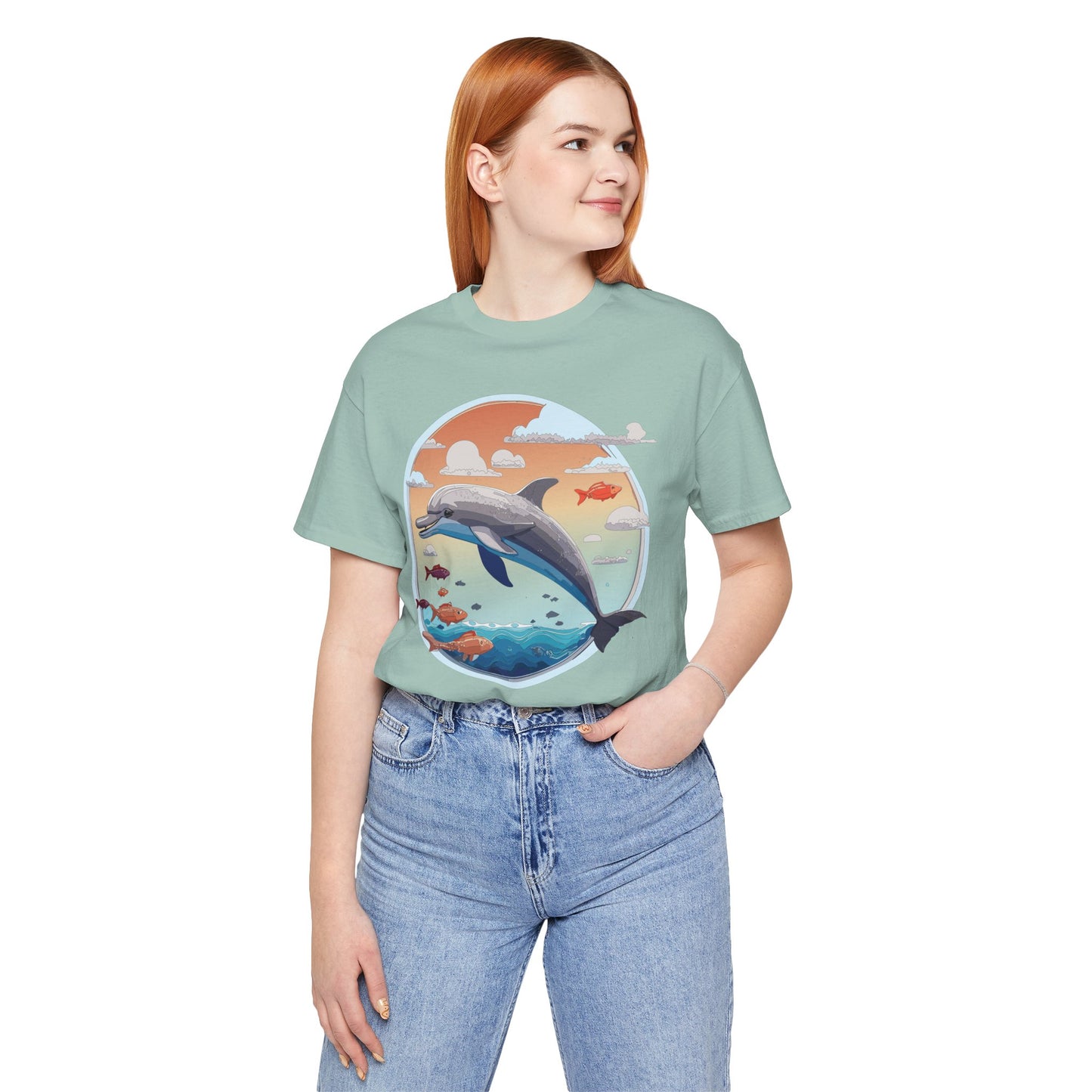 Animals Shirt, Shirt with Dolphin