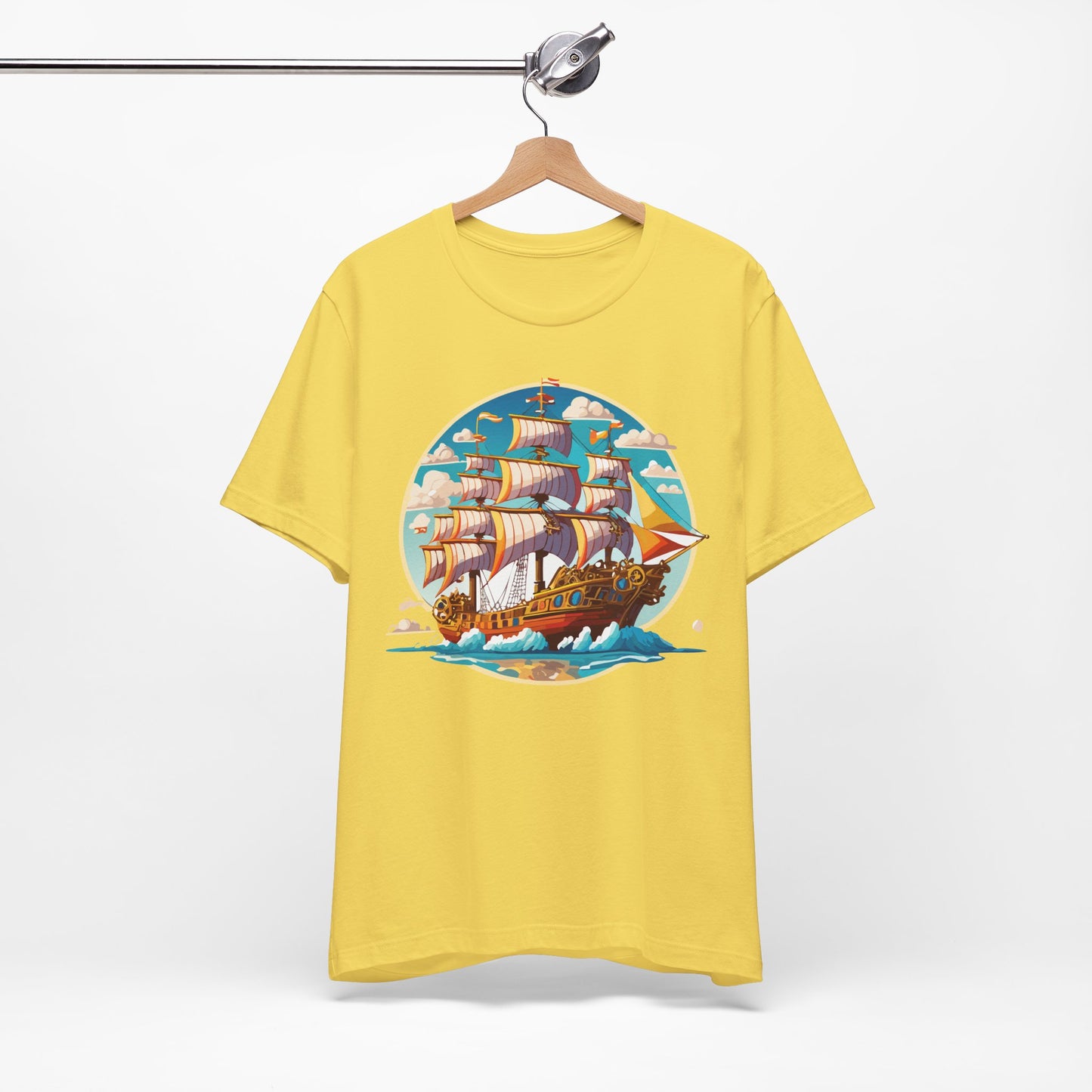 Ship Tee Shirt, Tee Shirt with Ship