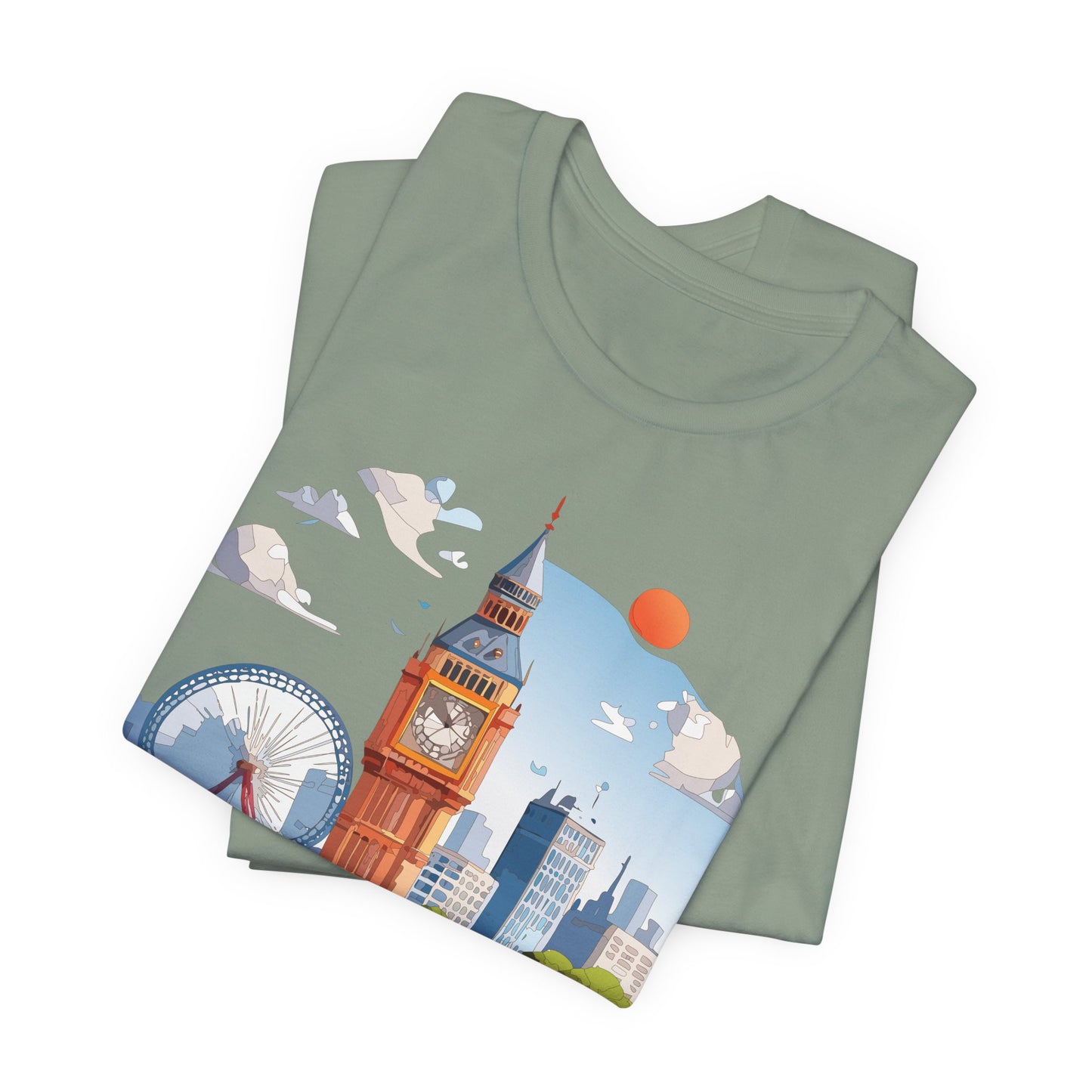 London Shirt, Travel T-Shirt, Tourist Shirts, Tee Shirt with Travel Prints 3