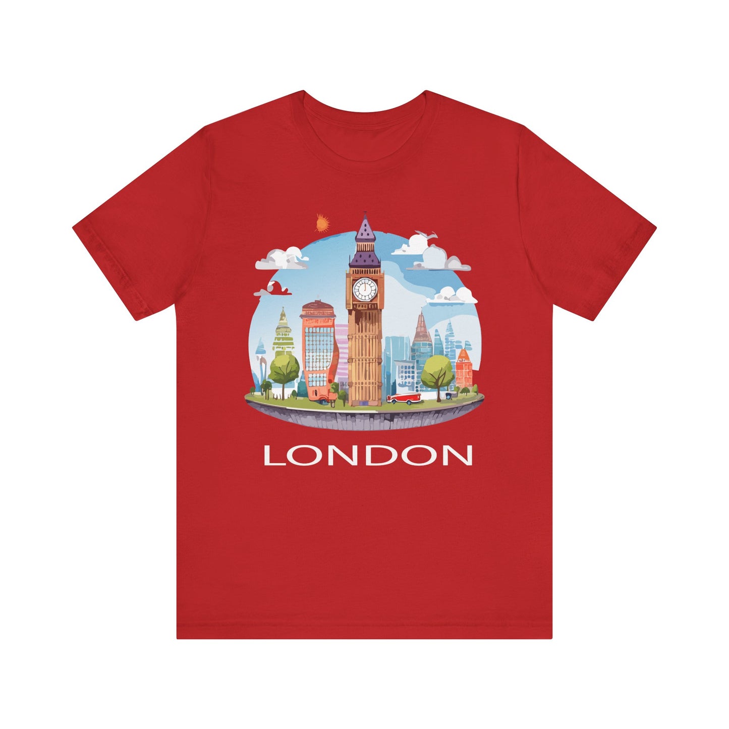 London Shirt, Travel T-Shirt, Tourist Shirts, Tee Shirt with Travel Prints 1