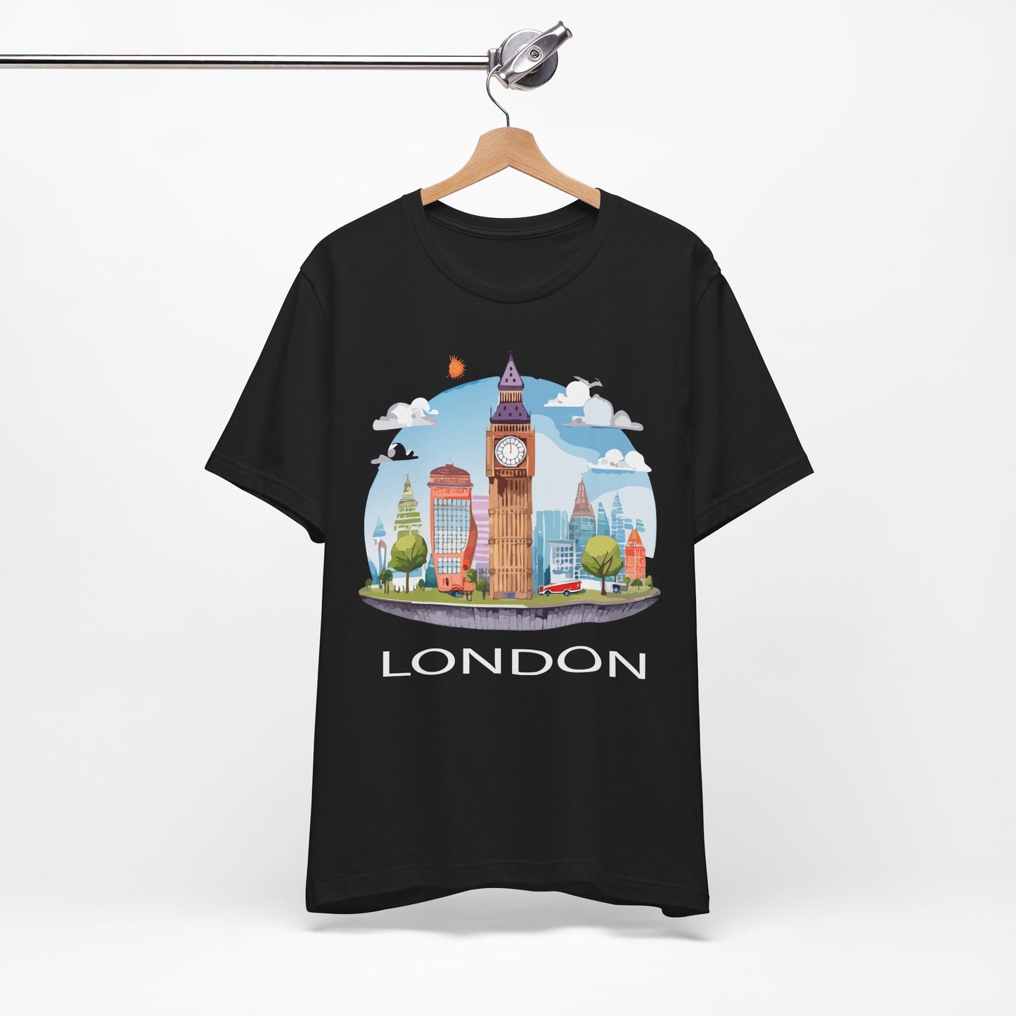 London Shirt, Travel T-Shirt, Tourist Shirts, Tee Shirt with Travel Prints 1