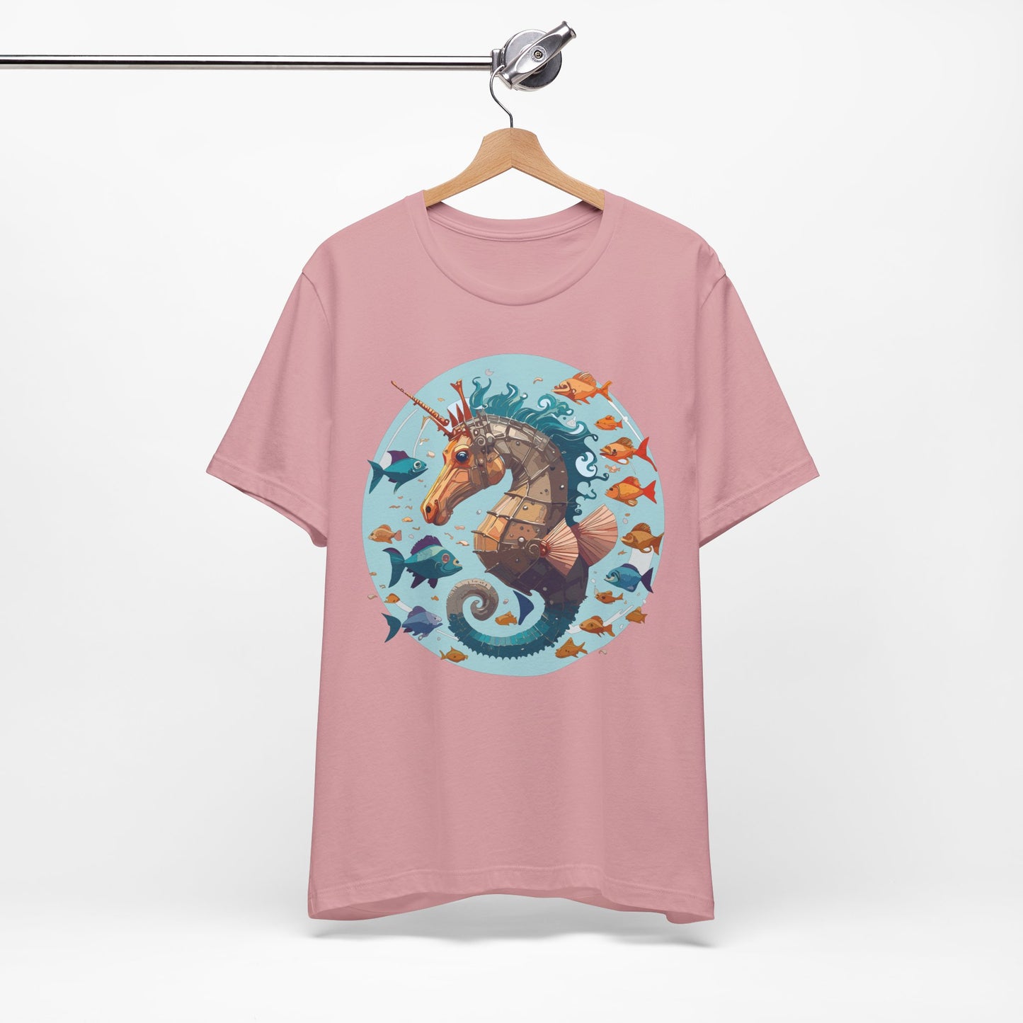 Animals Shirt, Shirt with Seahorse