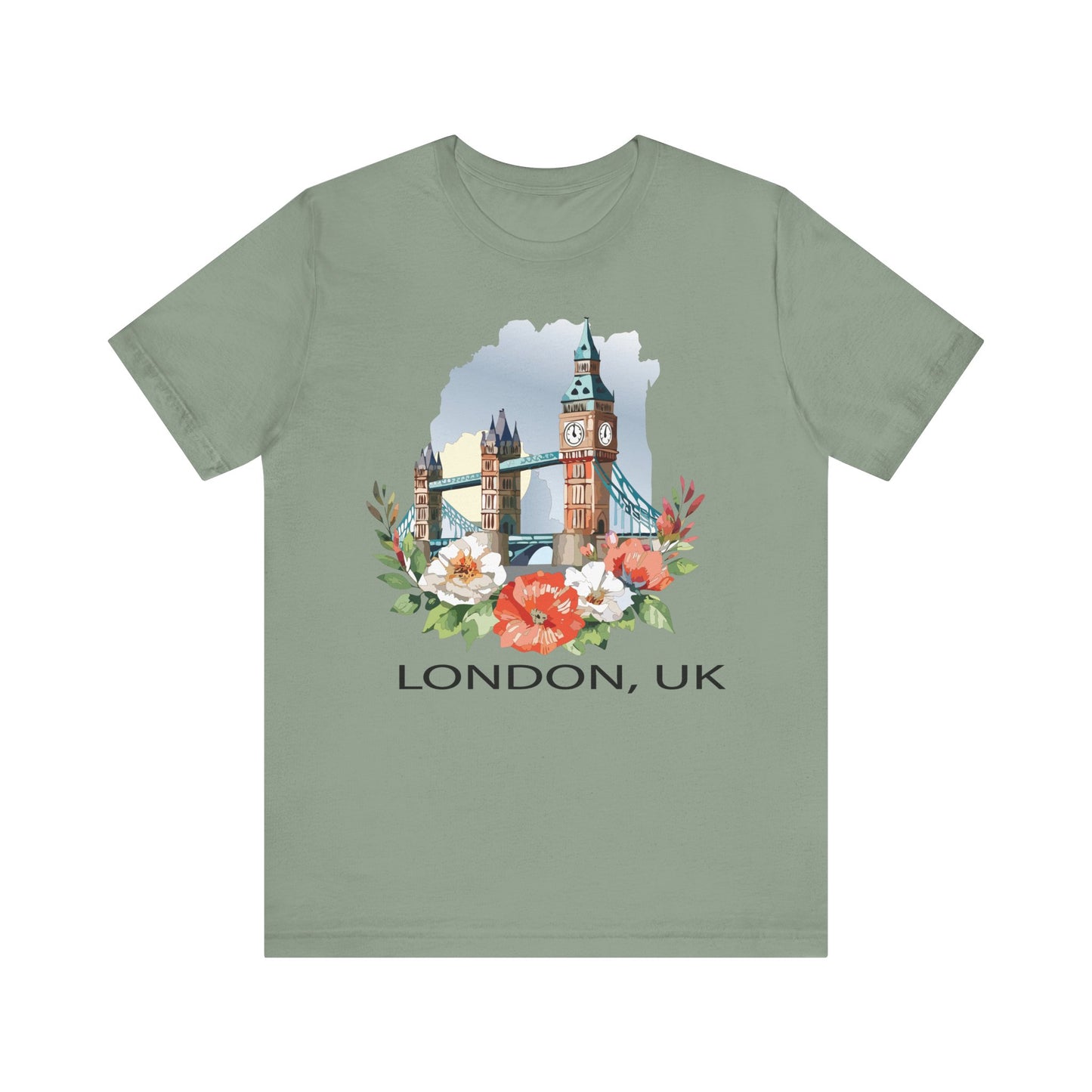 London Shirt, Travel T-Shirt, Tourist Shirts, Tee Shirt with Travel Prints 5
