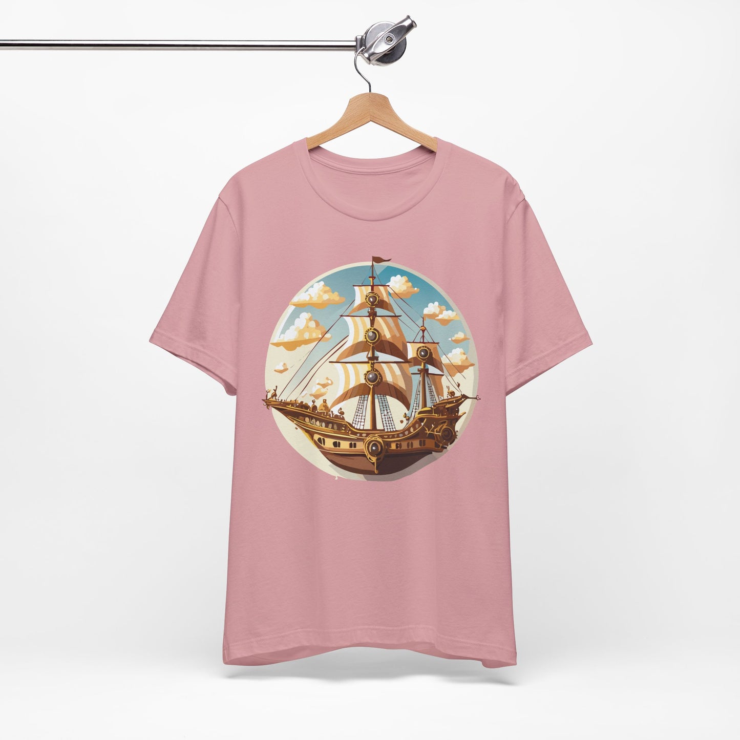 Ship Tee Shirt, Tee Shirt with Ship