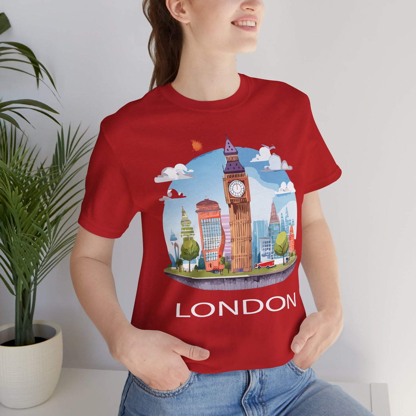 London Shirt, Travel T-Shirt, Tourist Shirts, Tee Shirt with Travel Prints 1