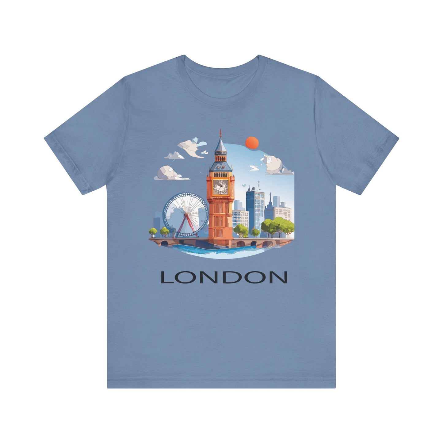 London Shirt, Travel T-Shirt, Tourist Shirts, Tee Shirt with Travel Prints 3