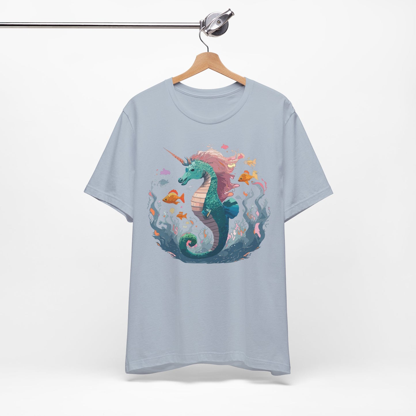 Animals Shirt, Shirt with Seahorse