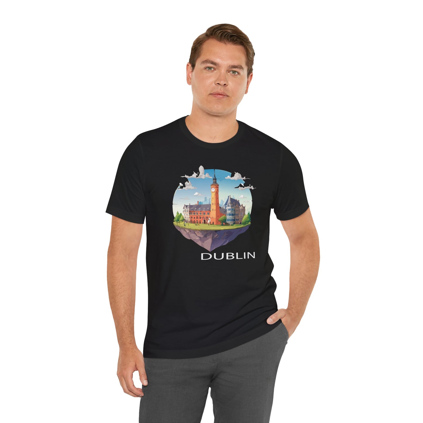 Dublin Shirt, Travel T-Shirt, Tourist Shirts, Tee Shirt with Travel Prints 2