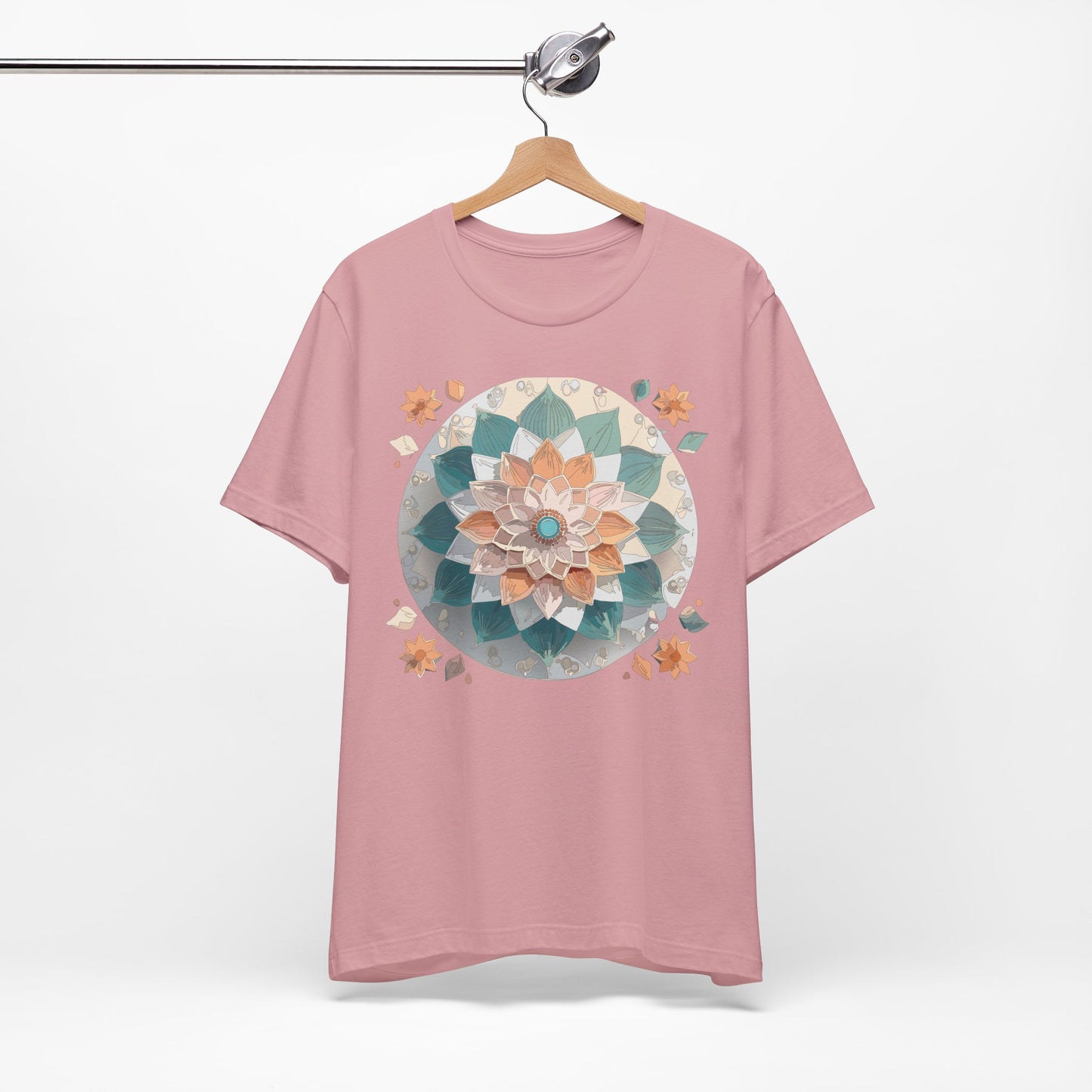 Floral Mandala Shirt, Flowers Mandala Shirt