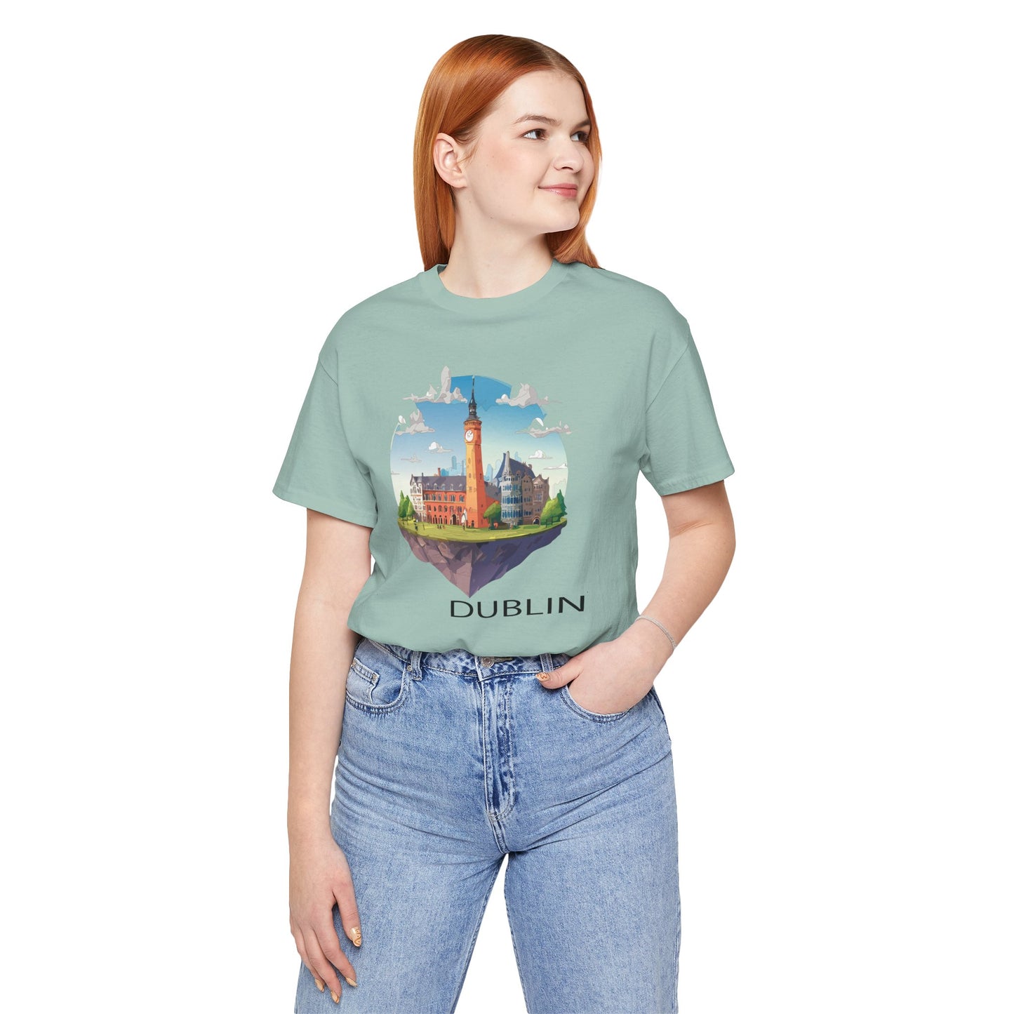 Dublin Shirt, Travel T-Shirt, Tourist Shirts, Tee Shirt with Travel Prints 2