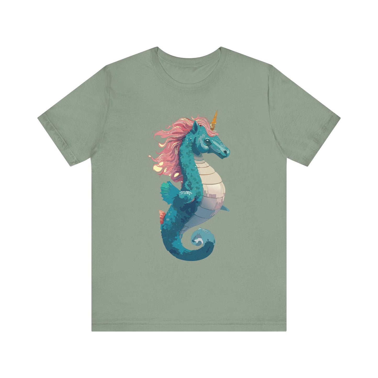 Animals Shirt, Shirt with Seahorse