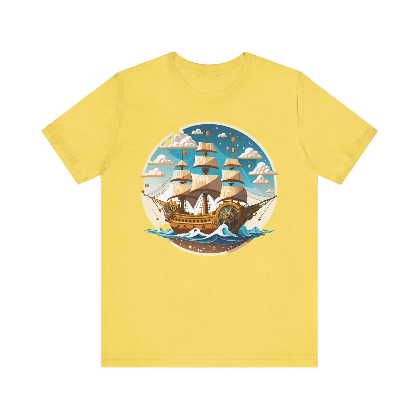 Ship Tee Shirt, Tee Shirt with Ship