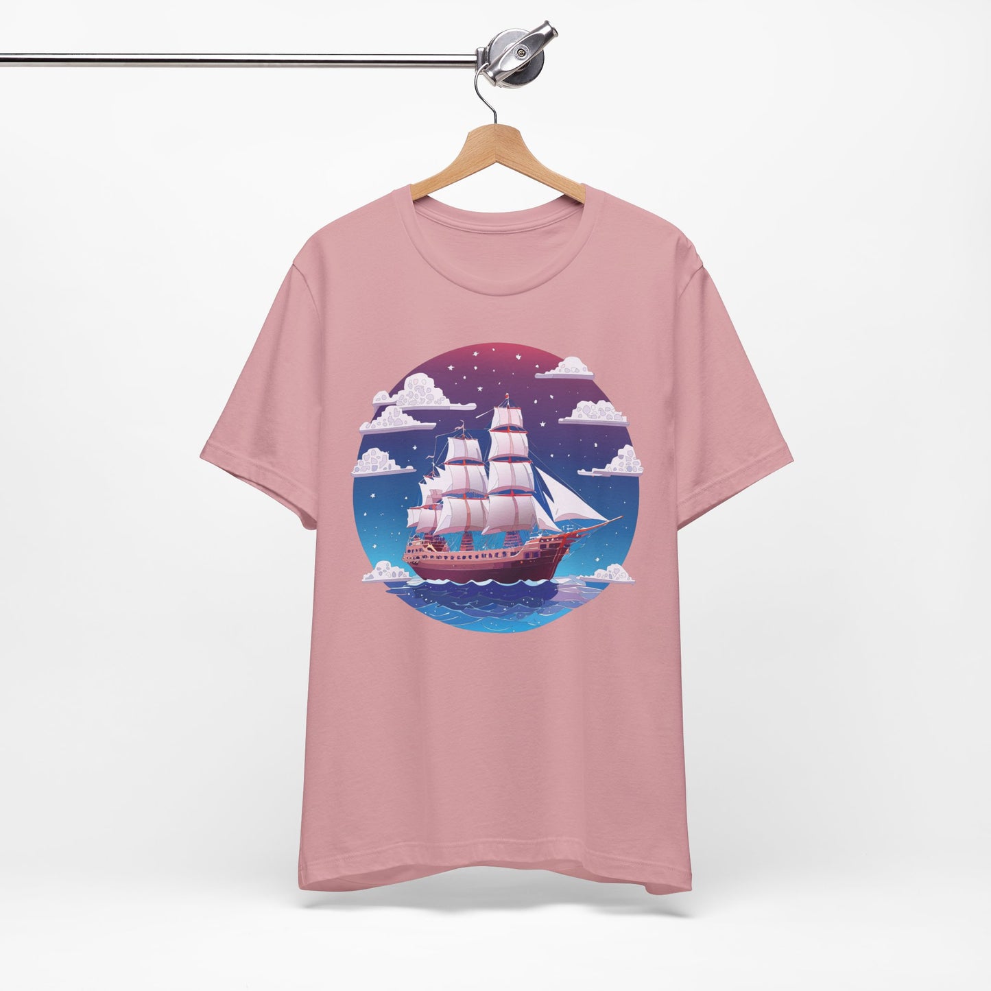 Ship Tee Shirt, Tee Shirt with Ship