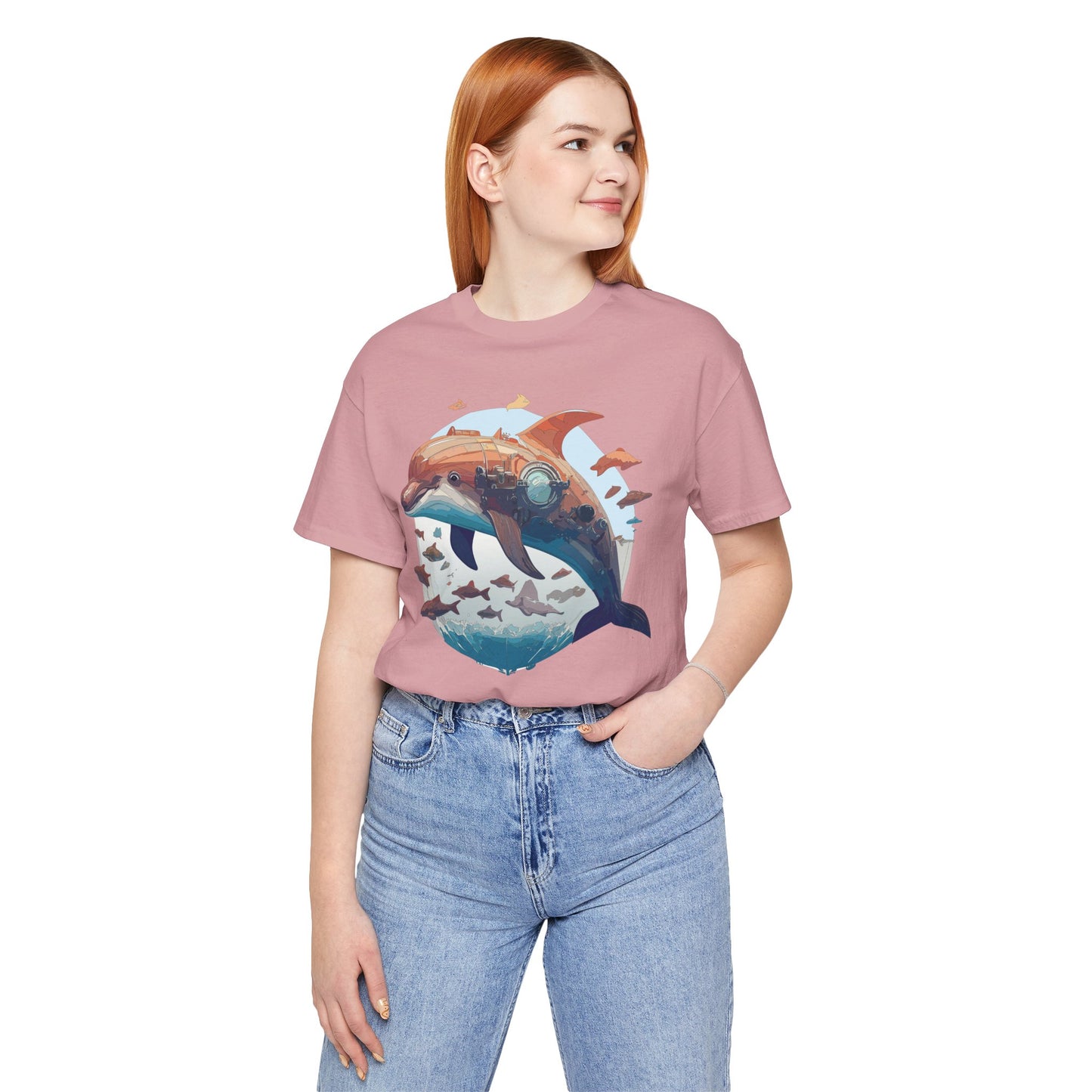 Animals Shirt, Shirt with Dolphin