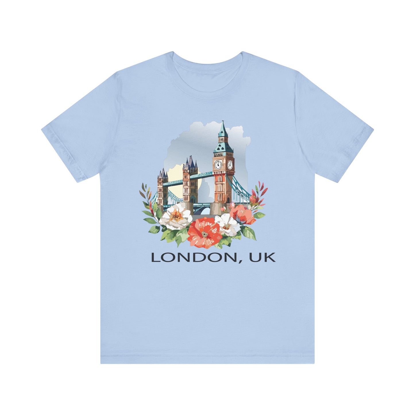 London Shirt, Travel T-Shirt, Tourist Shirts, Tee Shirt with Travel Prints 5