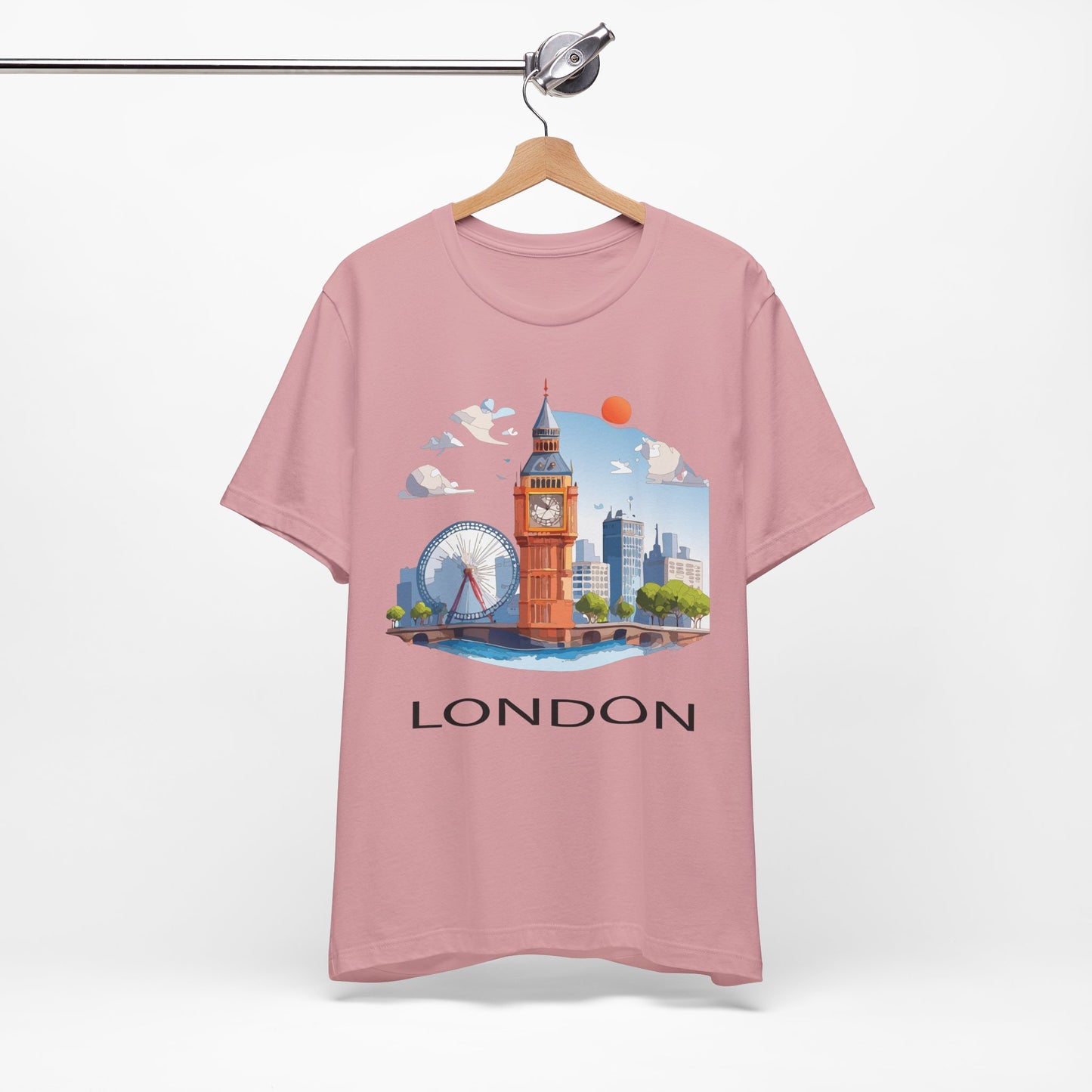 London Shirt, Travel T-Shirt, Tourist Shirts, Tee Shirt with Travel Prints 3