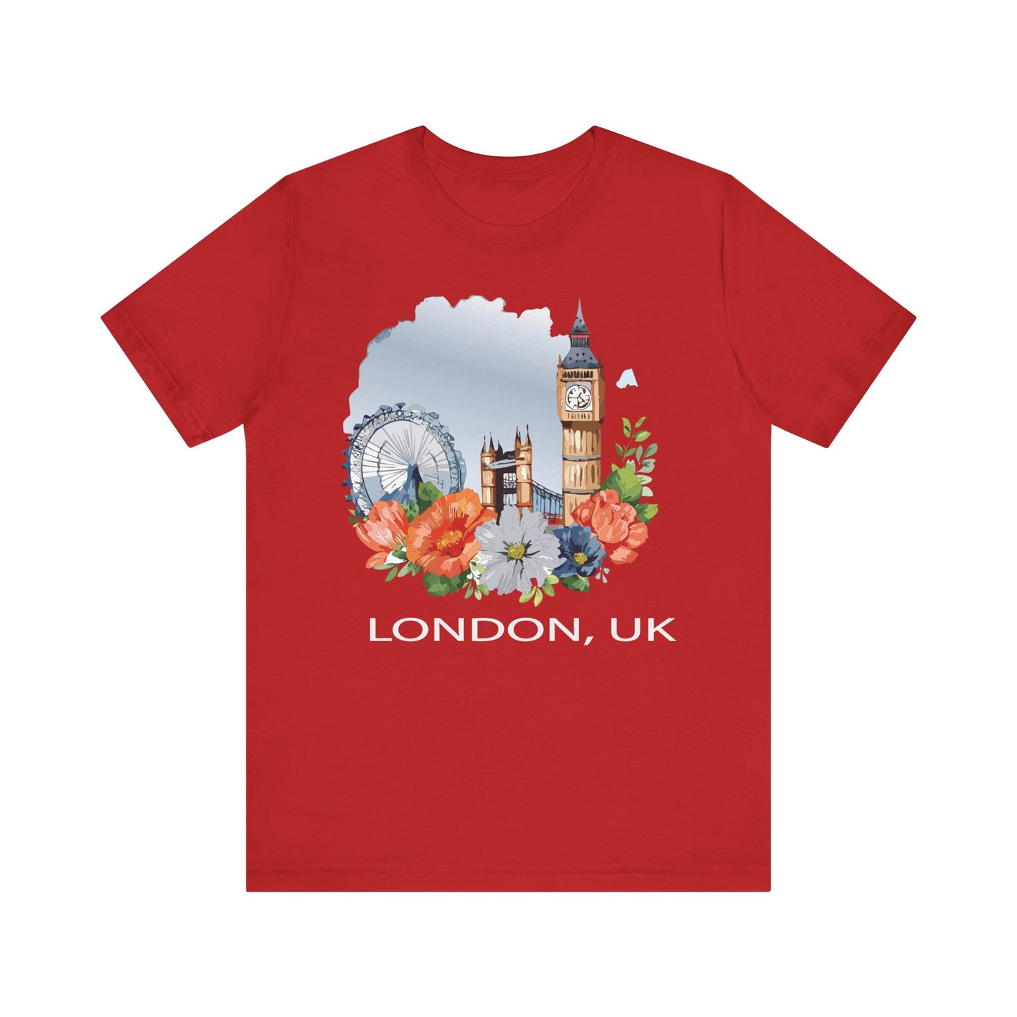 London Shirt, Travel T-Shirt, Tourist Shirts, Tee Shirt with Travel Prints 4
