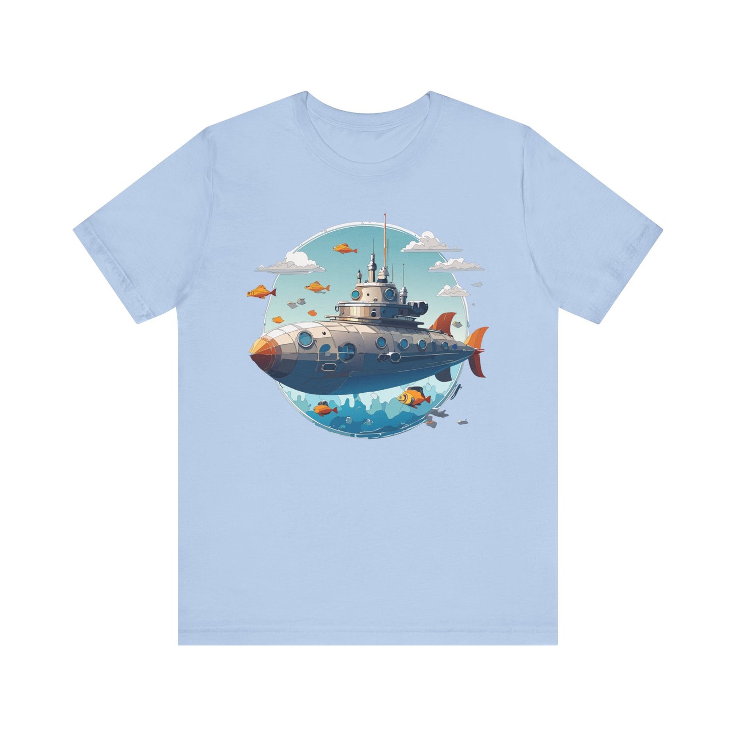 Ship Tee Shirt, Tee Shirt with Ship