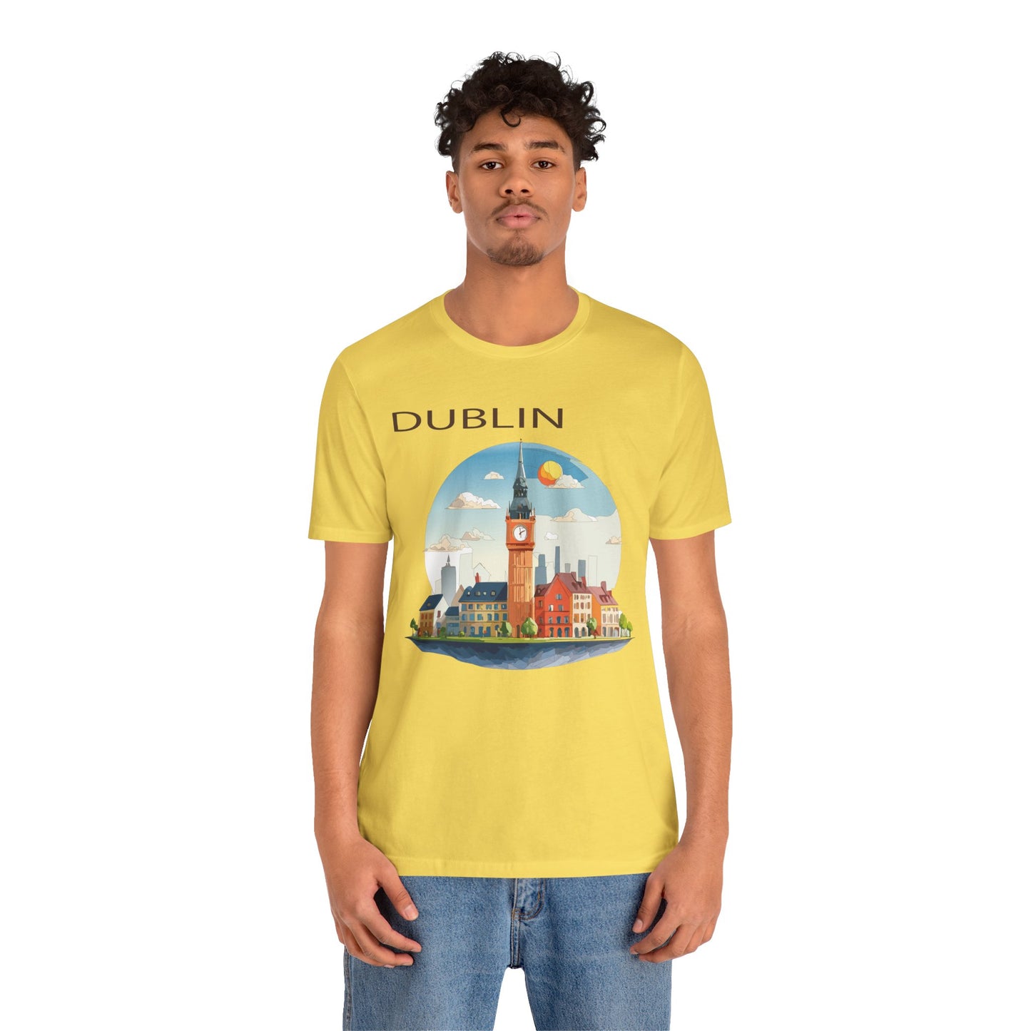 Dublin Shirt, Travel T-Shirt, Tourist Shirts, Tee Shirt with Travel Prints 1