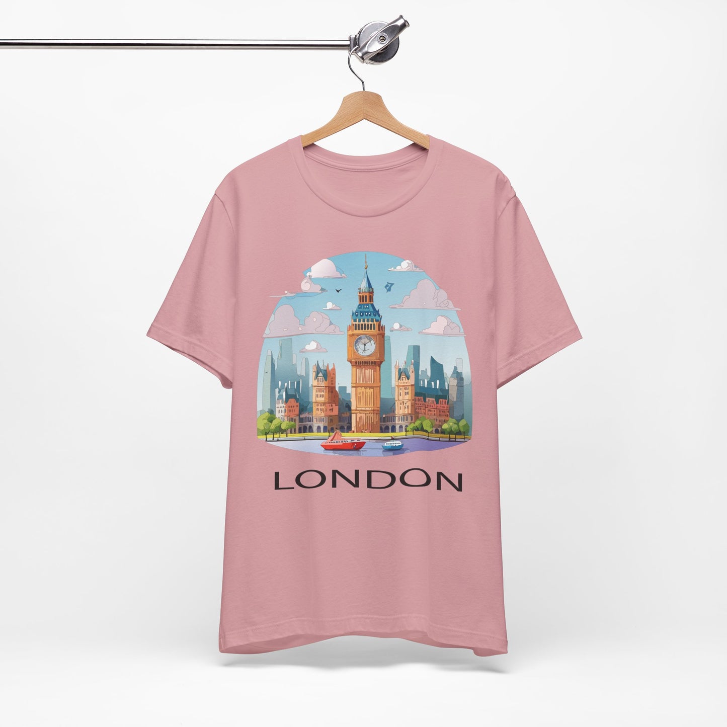 London Shirt, Travel T-Shirt, Tourist Shirts, Tee Shirt with Travel Prints 2