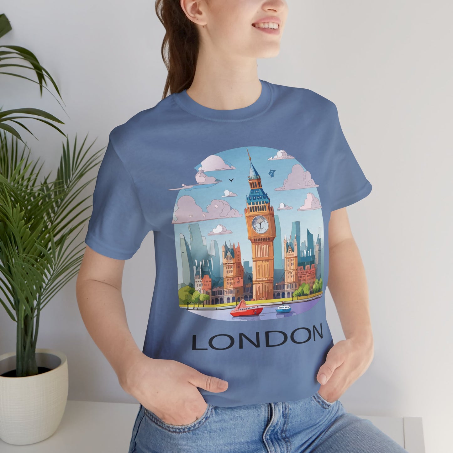London Shirt, Travel T-Shirt, Tourist Shirts, Tee Shirt with Travel Prints 2