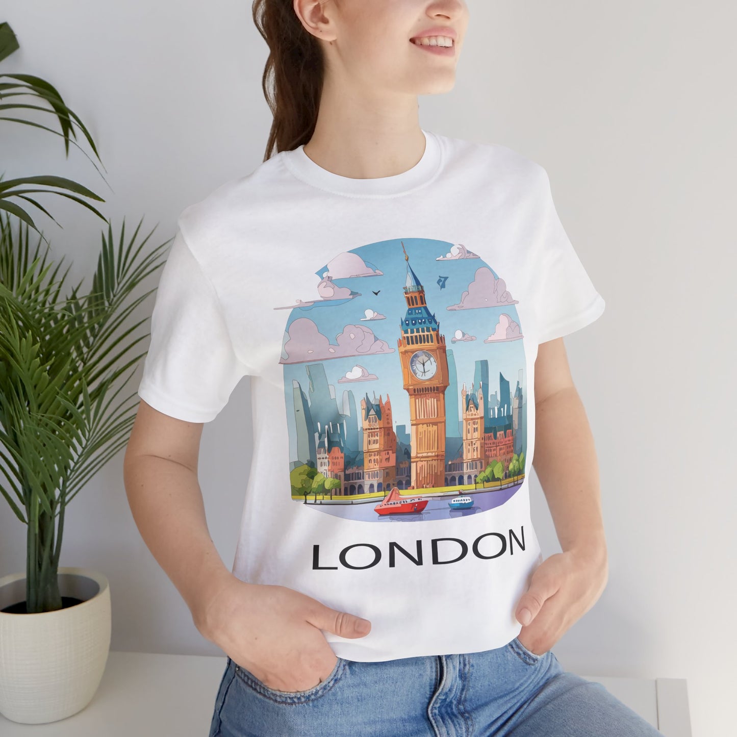 London Shirt, Travel T-Shirt, Tourist Shirts, Tee Shirt with Travel Prints 2