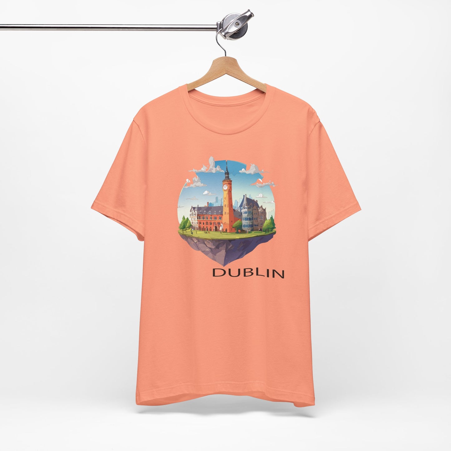 Dublin Shirt, Travel T-Shirt, Tourist Shirts, Tee Shirt with Travel Prints 2