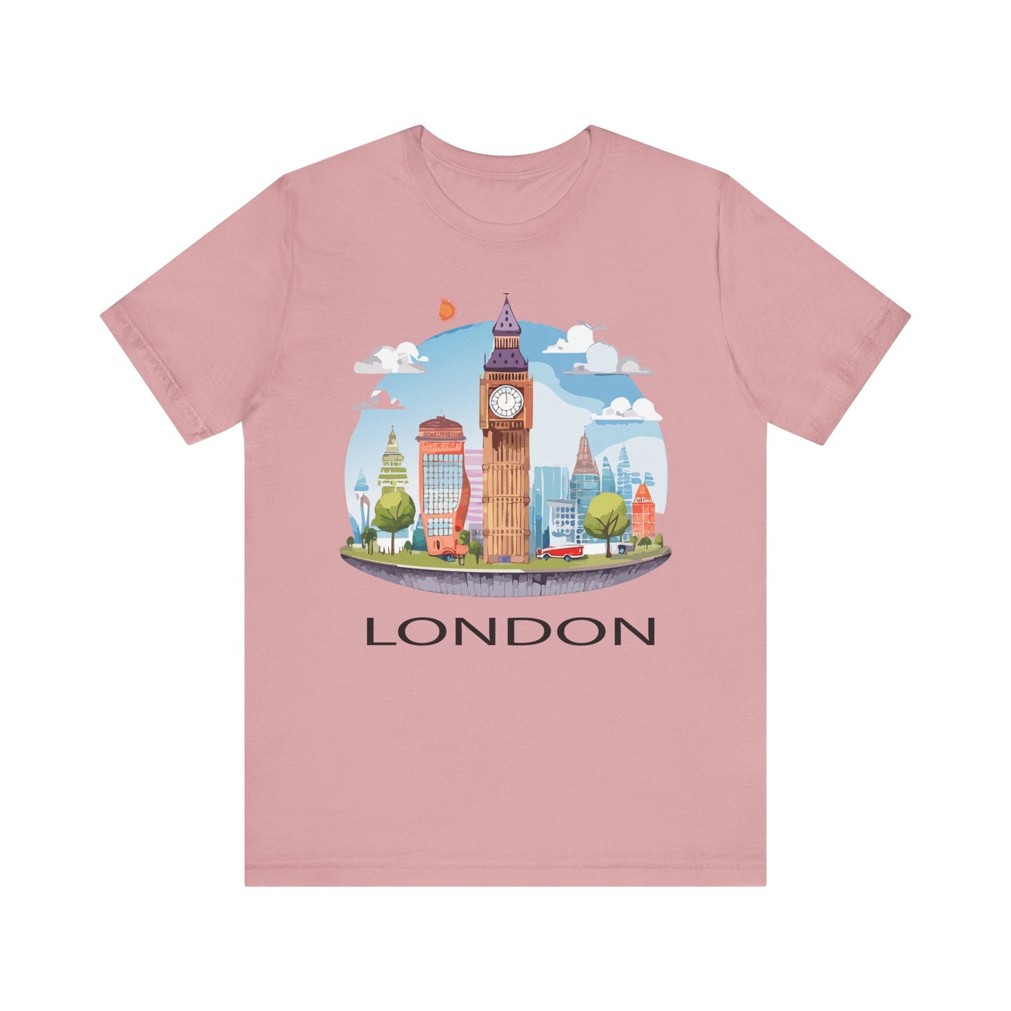 London Shirt, Travel T-Shirt, Tourist Shirts, Tee Shirt with Travel Prints 1