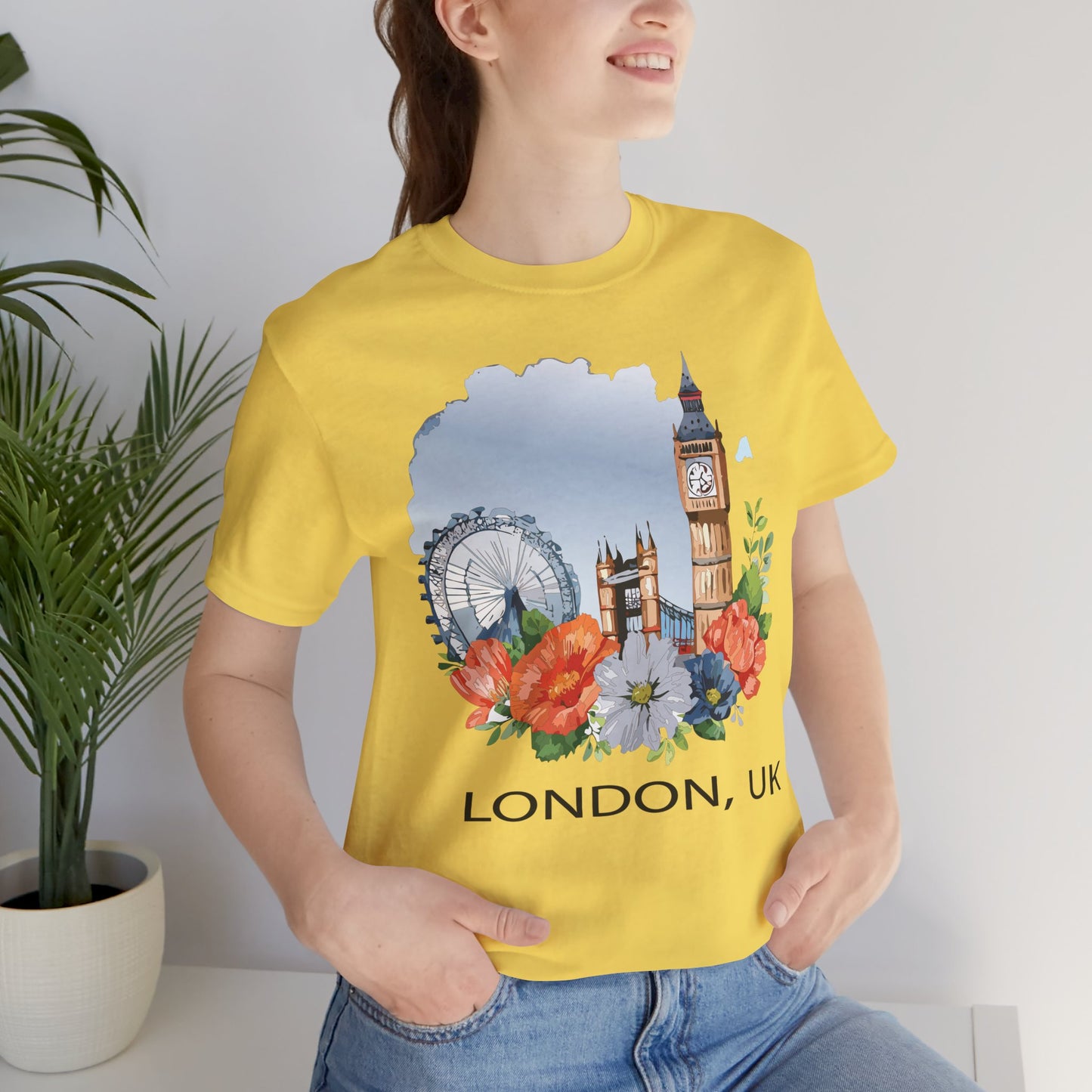London Shirt, Travel T-Shirt, Tourist Shirts, Tee Shirt with Travel Prints 4
