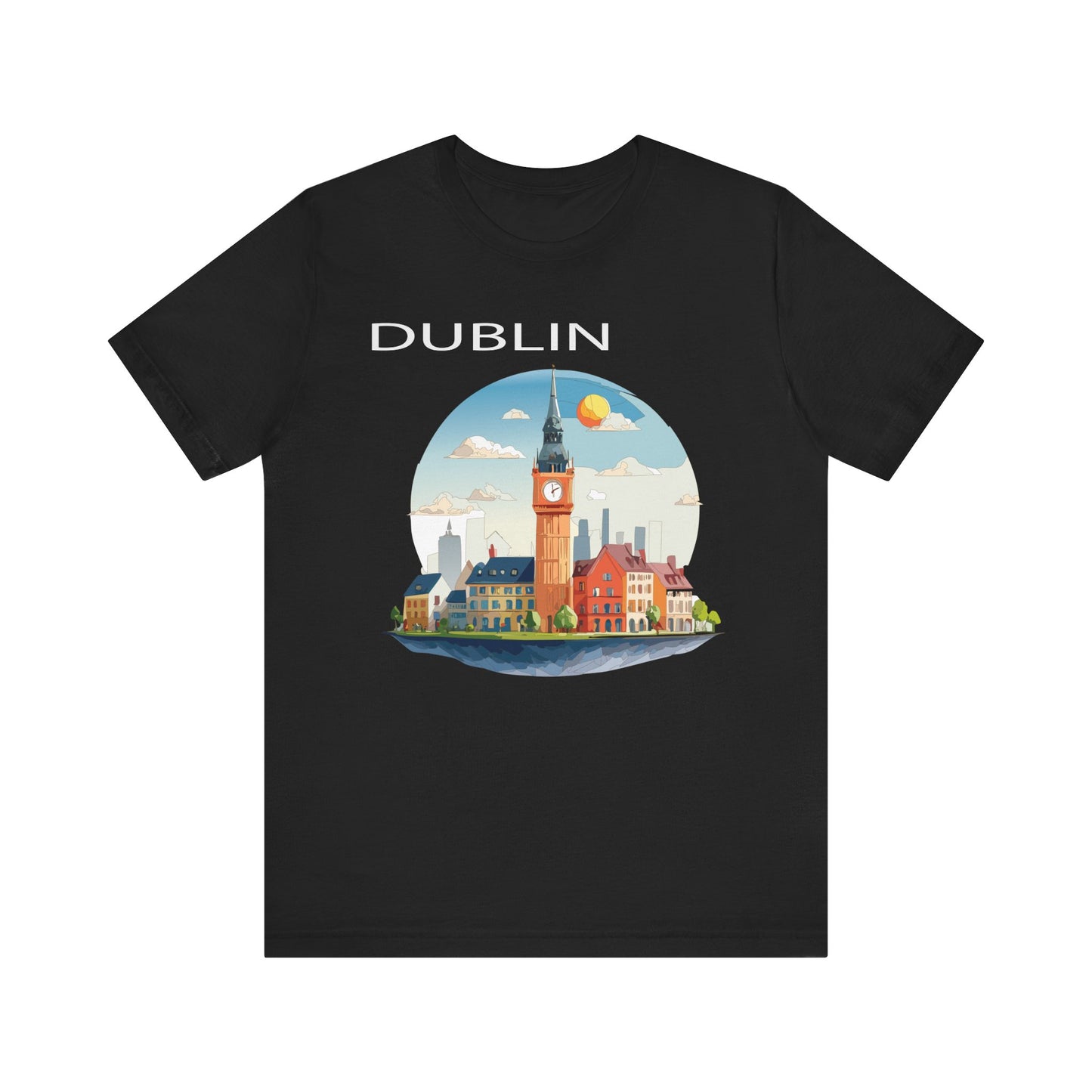 Dublin Shirt, Travel T-Shirt, Tourist Shirts, Tee Shirt with Travel Prints 1