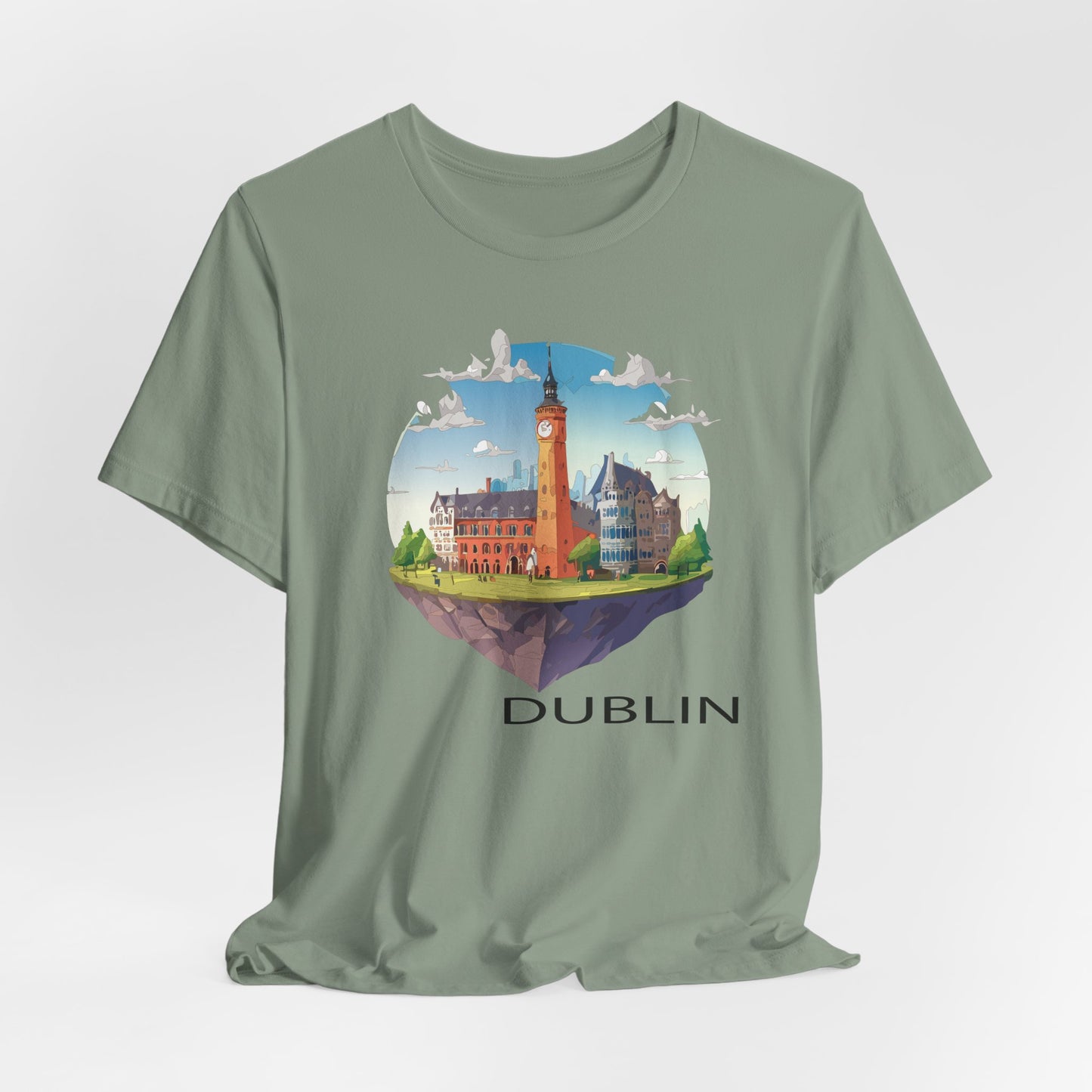 Dublin Shirt, Travel T-Shirt, Tourist Shirts, Tee Shirt with Travel Prints 2