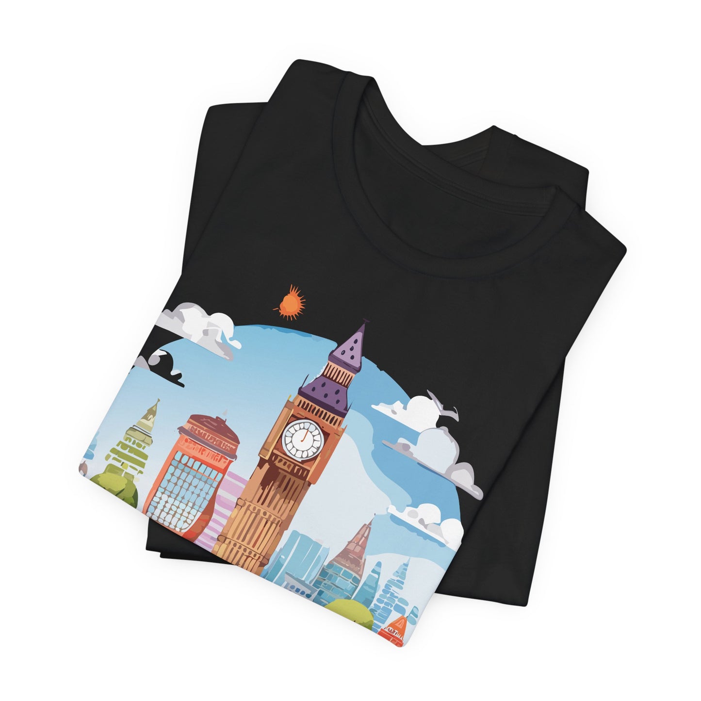 London Shirt, Travel T-Shirt, Tourist Shirts, Tee Shirt with Travel Prints 1
