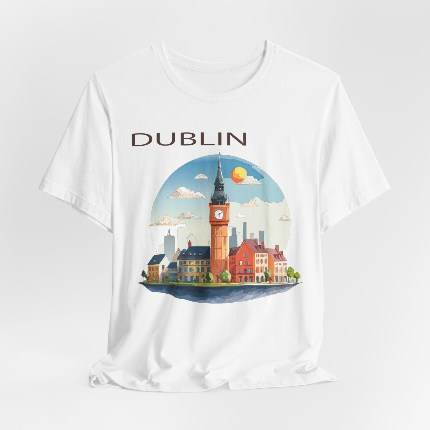 Dublin Shirt, Travel T-Shirt, Tourist Shirts, Tee Shirt with Travel Prints 1