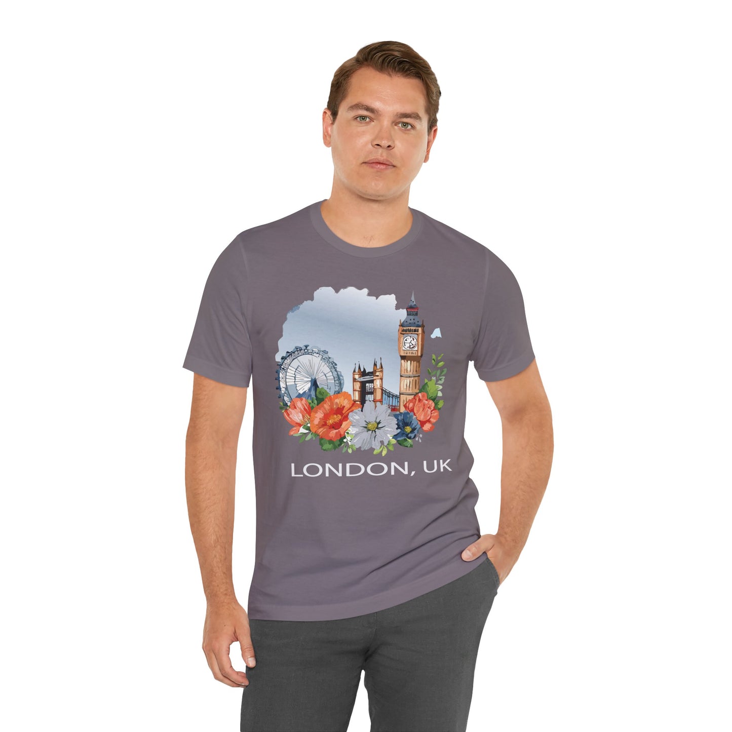 London Shirt, Travel T-Shirt, Tourist Shirts, Tee Shirt with Travel Prints 4