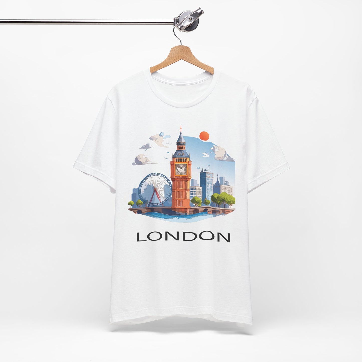 London Shirt, Travel T-Shirt, Tourist Shirts, Tee Shirt with Travel Prints 3
