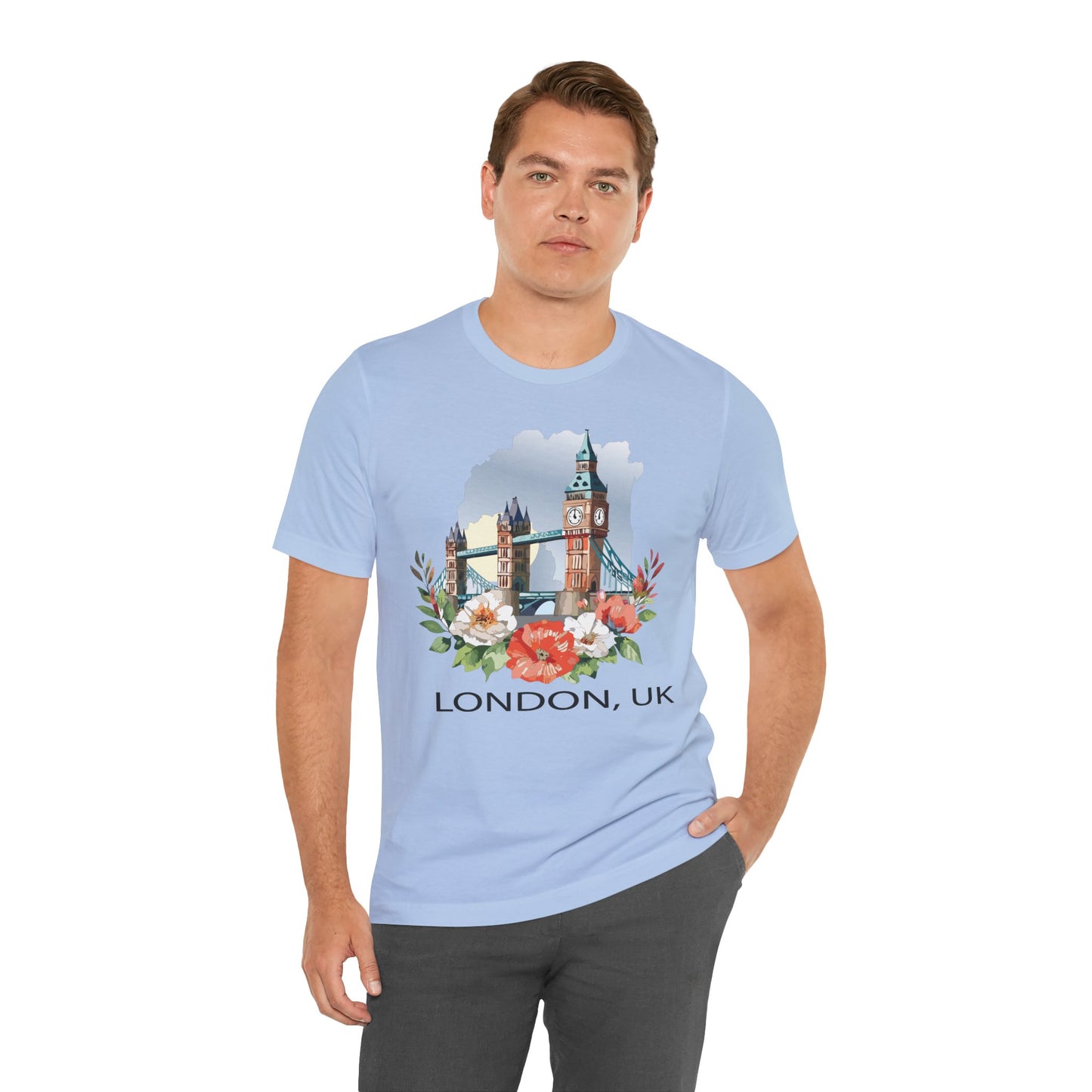 London Shirt, Travel T-Shirt, Tourist Shirts, Tee Shirt with Travel Prints 5