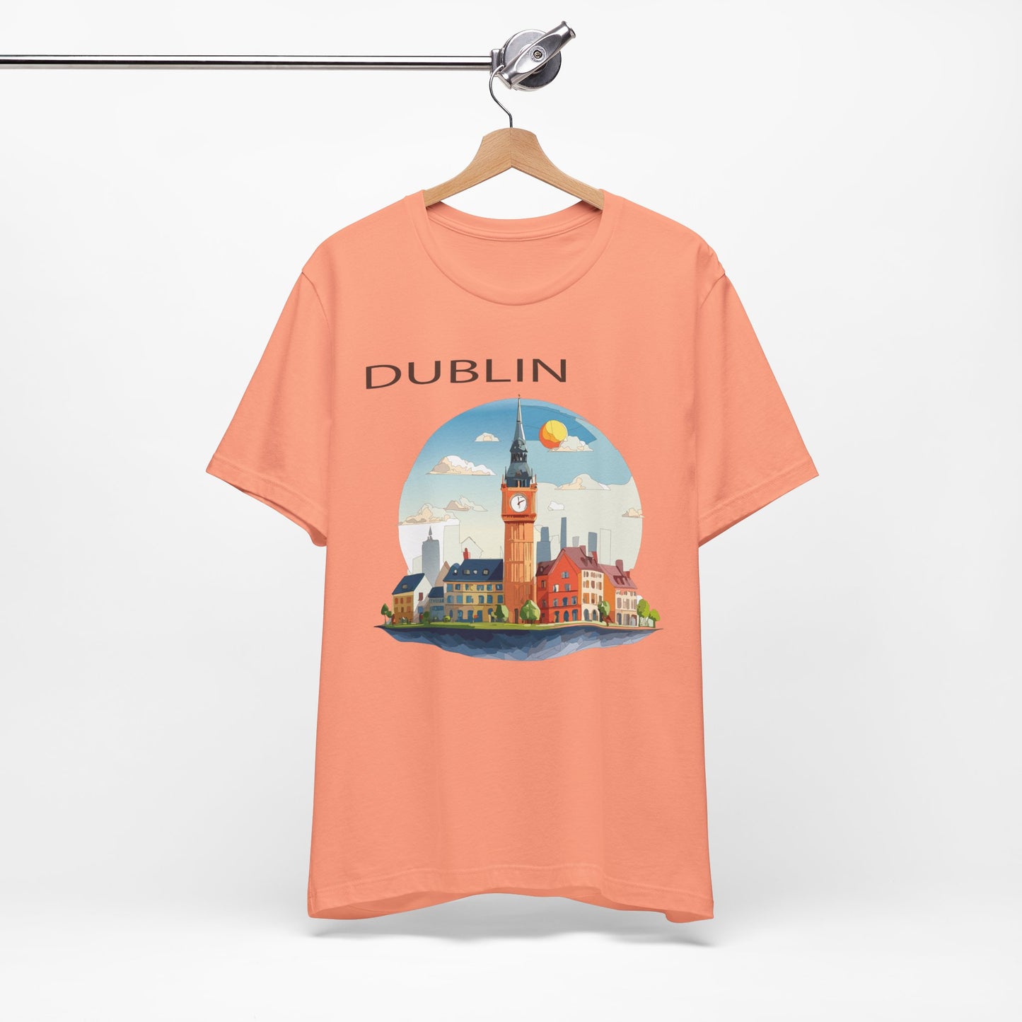 Dublin Shirt, Travel T-Shirt, Tourist Shirts, Tee Shirt with Travel Prints 1
