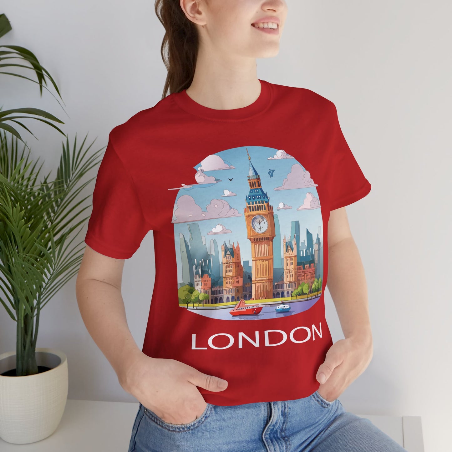 London Shirt, Travel T-Shirt, Tourist Shirts, Tee Shirt with Travel Prints 2