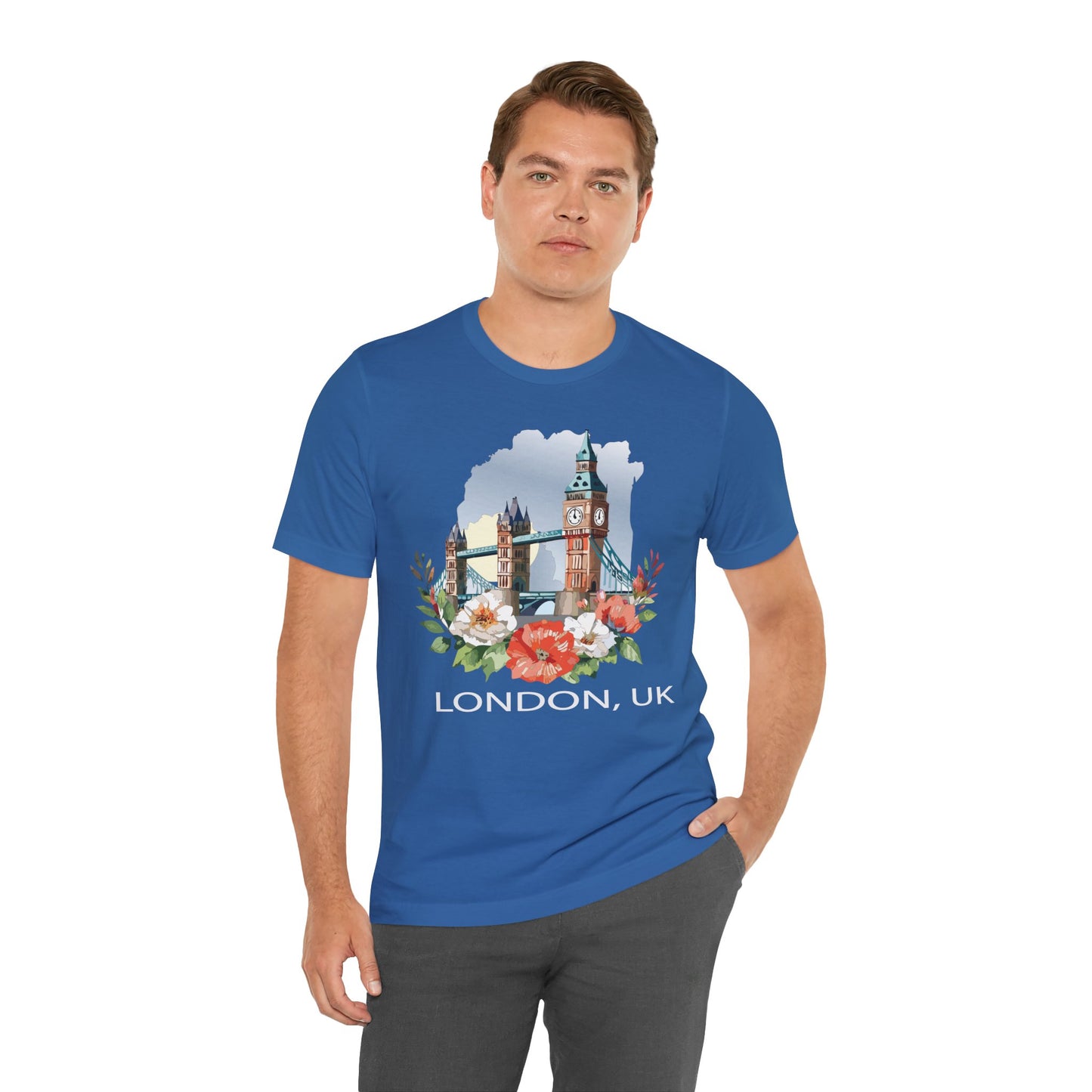 London Shirt, Travel T-Shirt, Tourist Shirts, Tee Shirt with Travel Prints 5