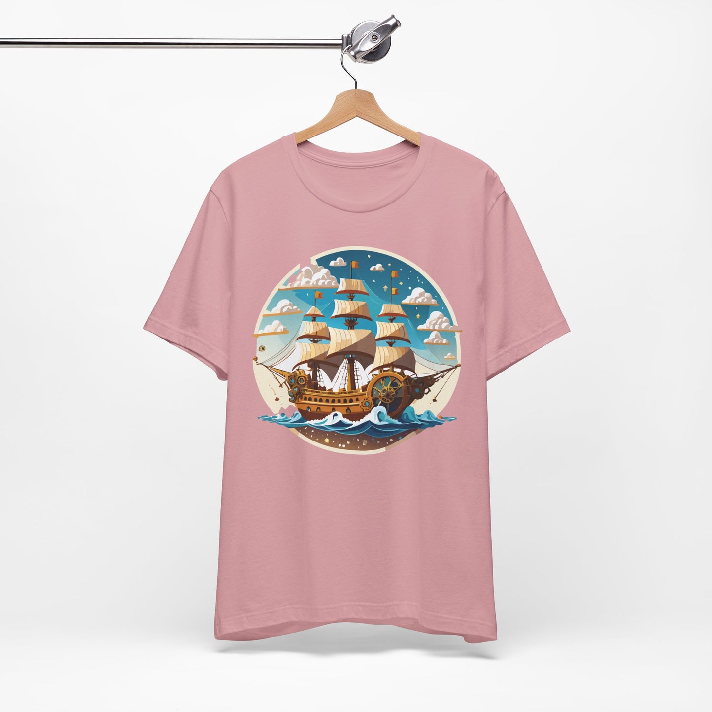 Ship Tee Shirt, Tee Shirt with Ship