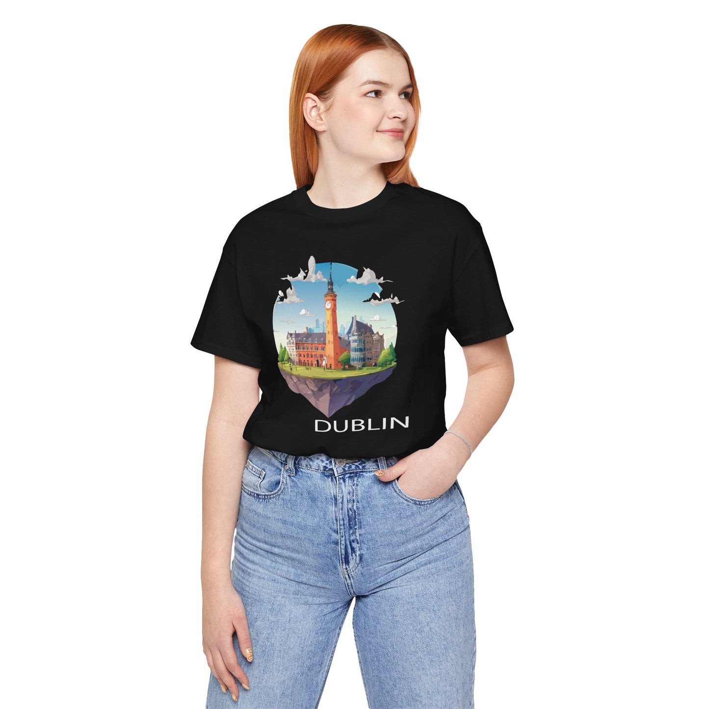 Dublin Shirt, Travel T-Shirt, Tourist Shirts, Tee Shirt with Travel Prints 2