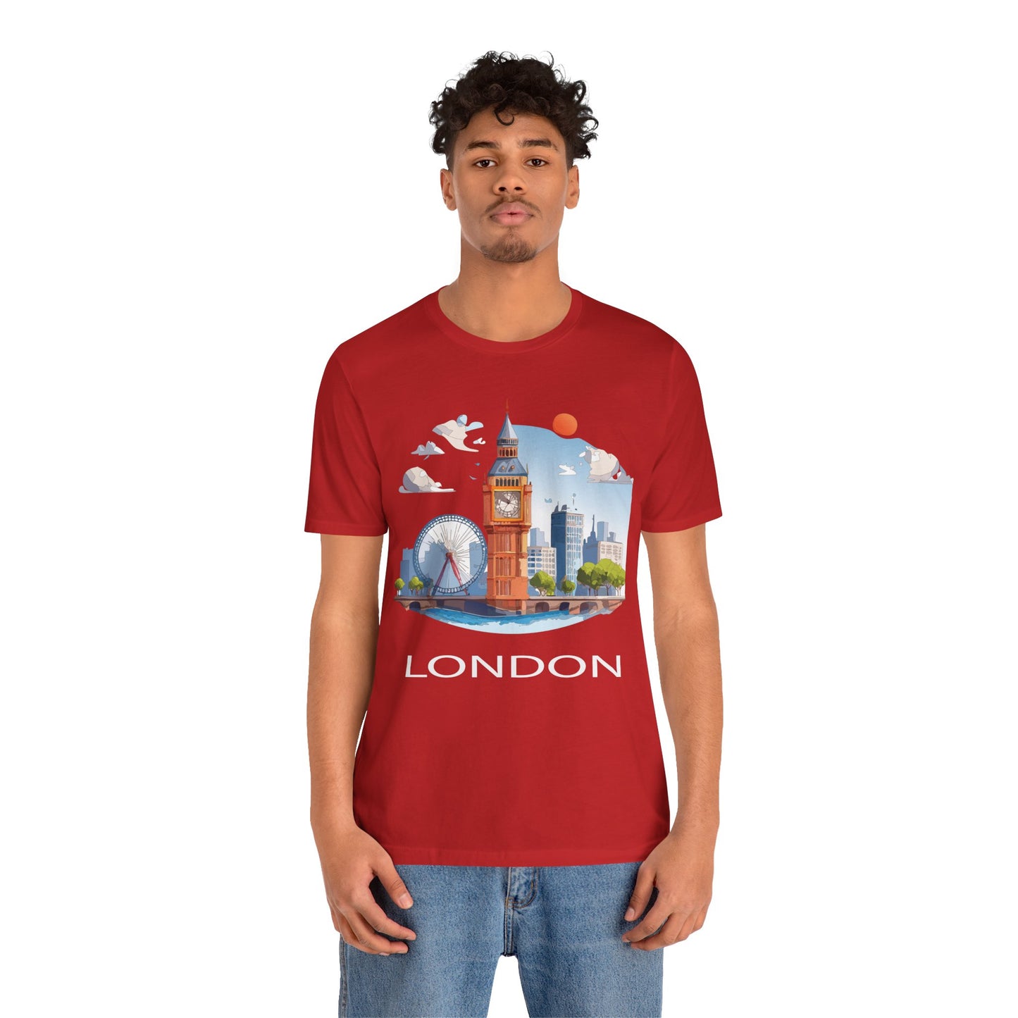 London Shirt, Travel T-Shirt, Tourist Shirts, Tee Shirt with Travel Prints 3