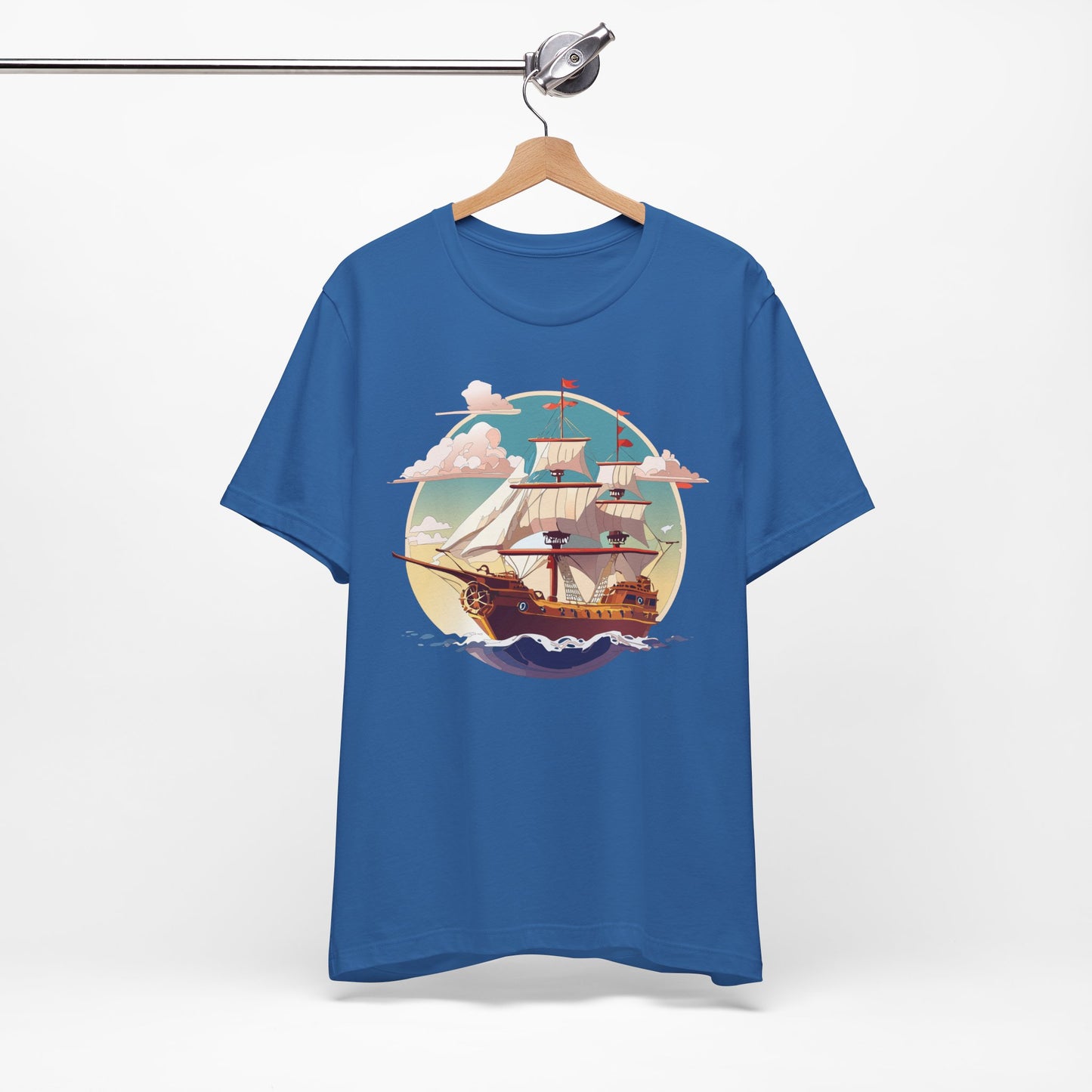 Ship Tee Shirt, Tee Shirt with Ship