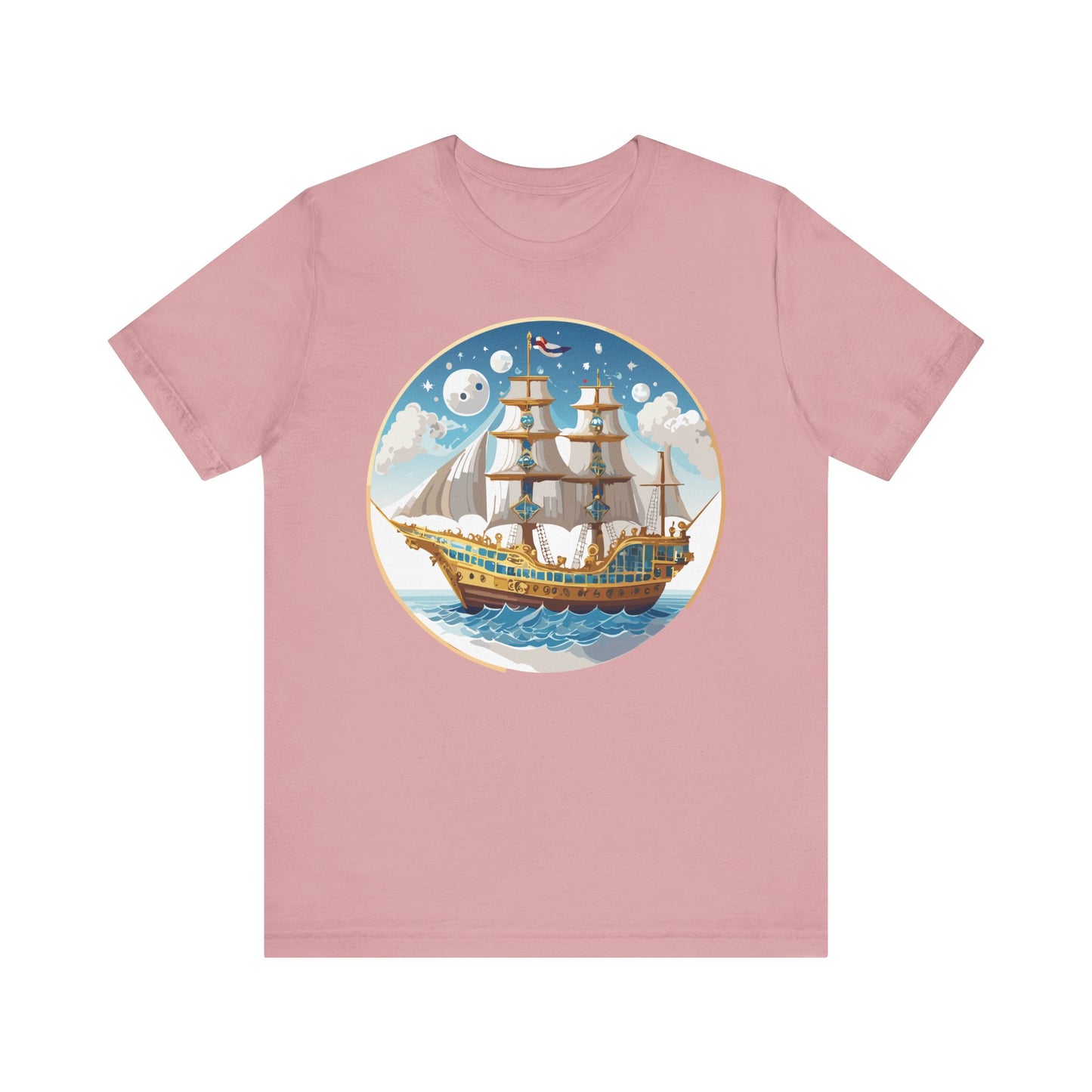 Ship Tee Shirt, Tee Shirt with Ship