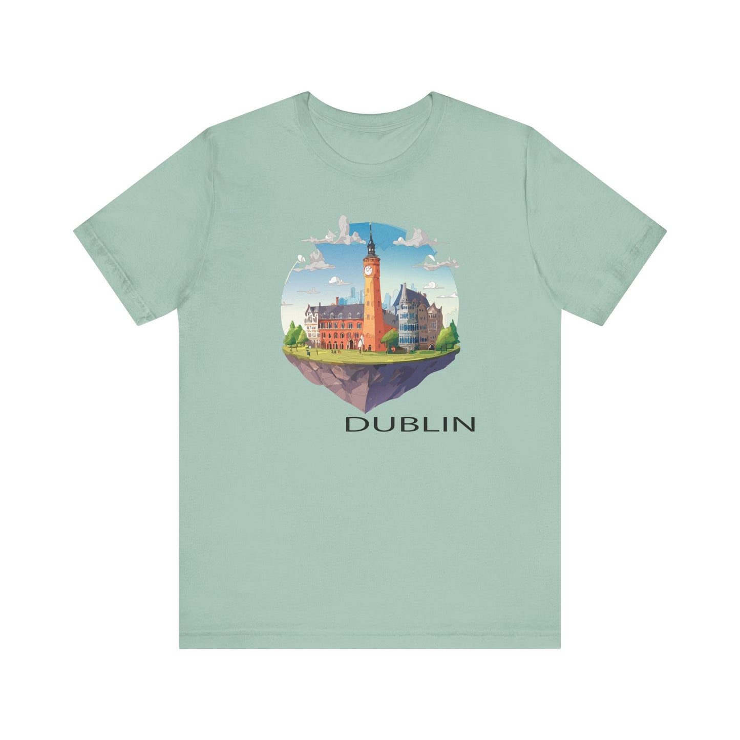 Dublin Shirt, Travel T-Shirt, Tourist Shirts, Tee Shirt with Travel Prints 2