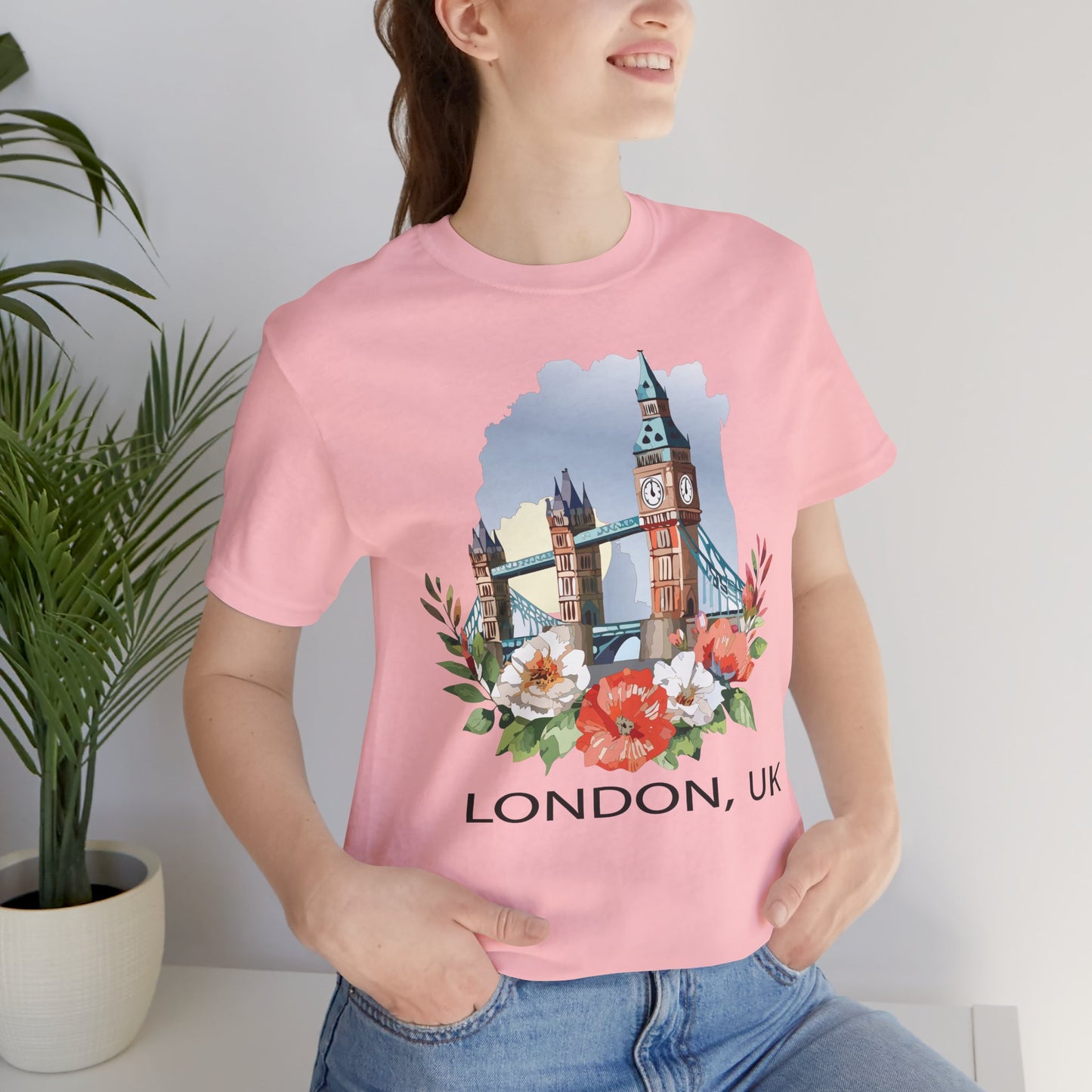 London Shirt, Travel T-Shirt, Tourist Shirts, Tee Shirt with Travel Prints 5