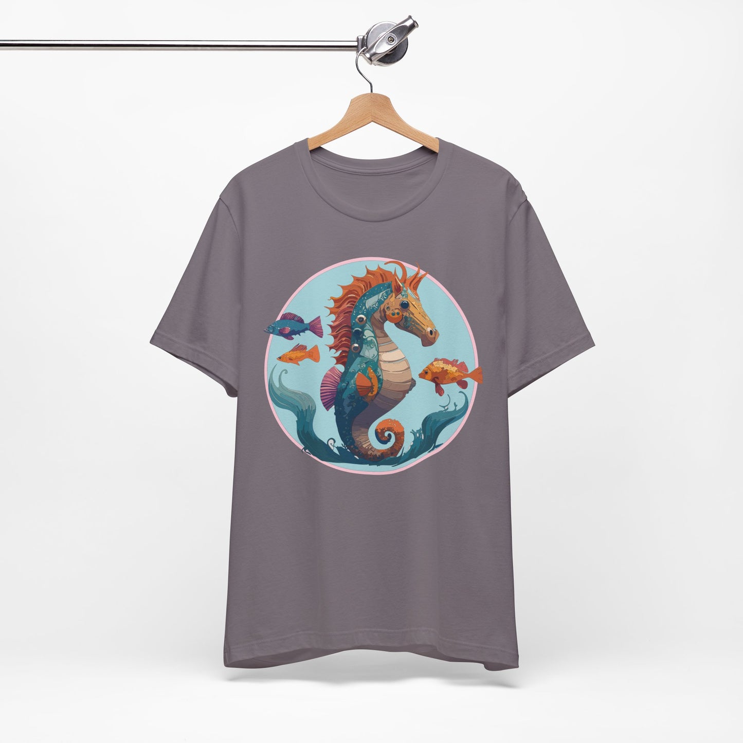 Animals Shirt, Shirt with Seahorse