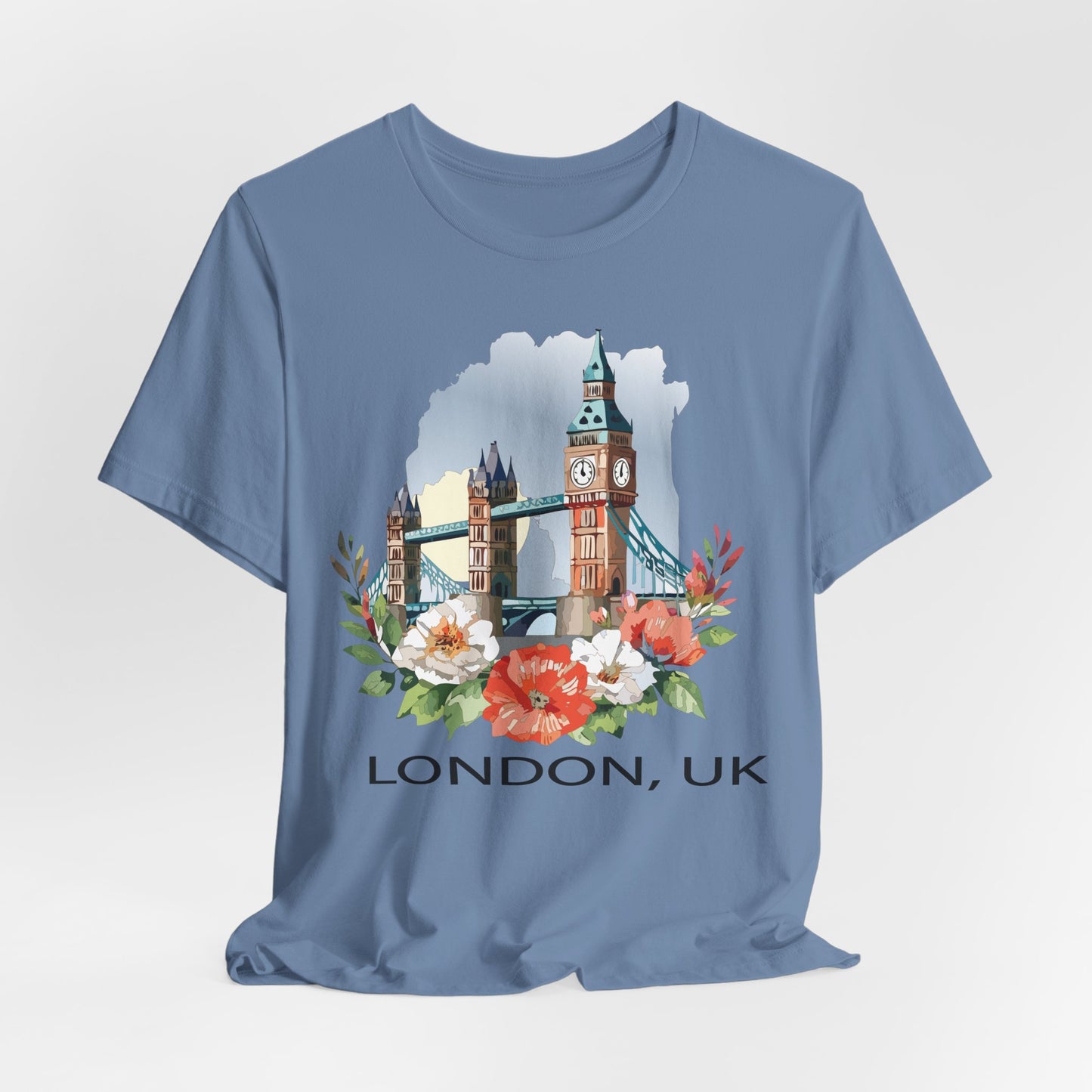 London Shirt, Travel T-Shirt, Tourist Shirts, Tee Shirt with Travel Prints 5