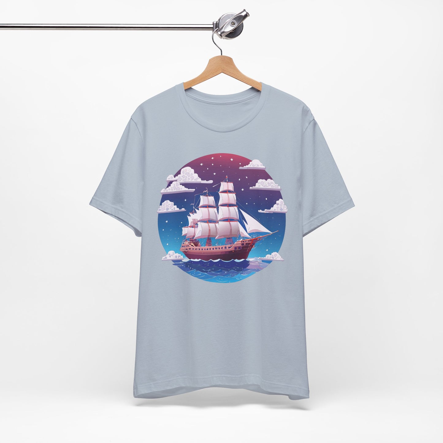 Ship Tee Shirt, Tee Shirt with Ship